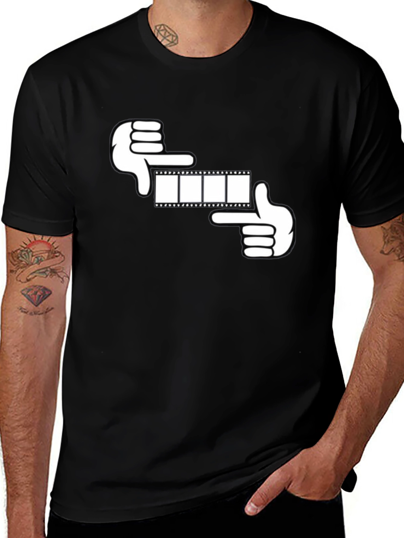 Variant 15 of Framing the Shot Black T-Shirt