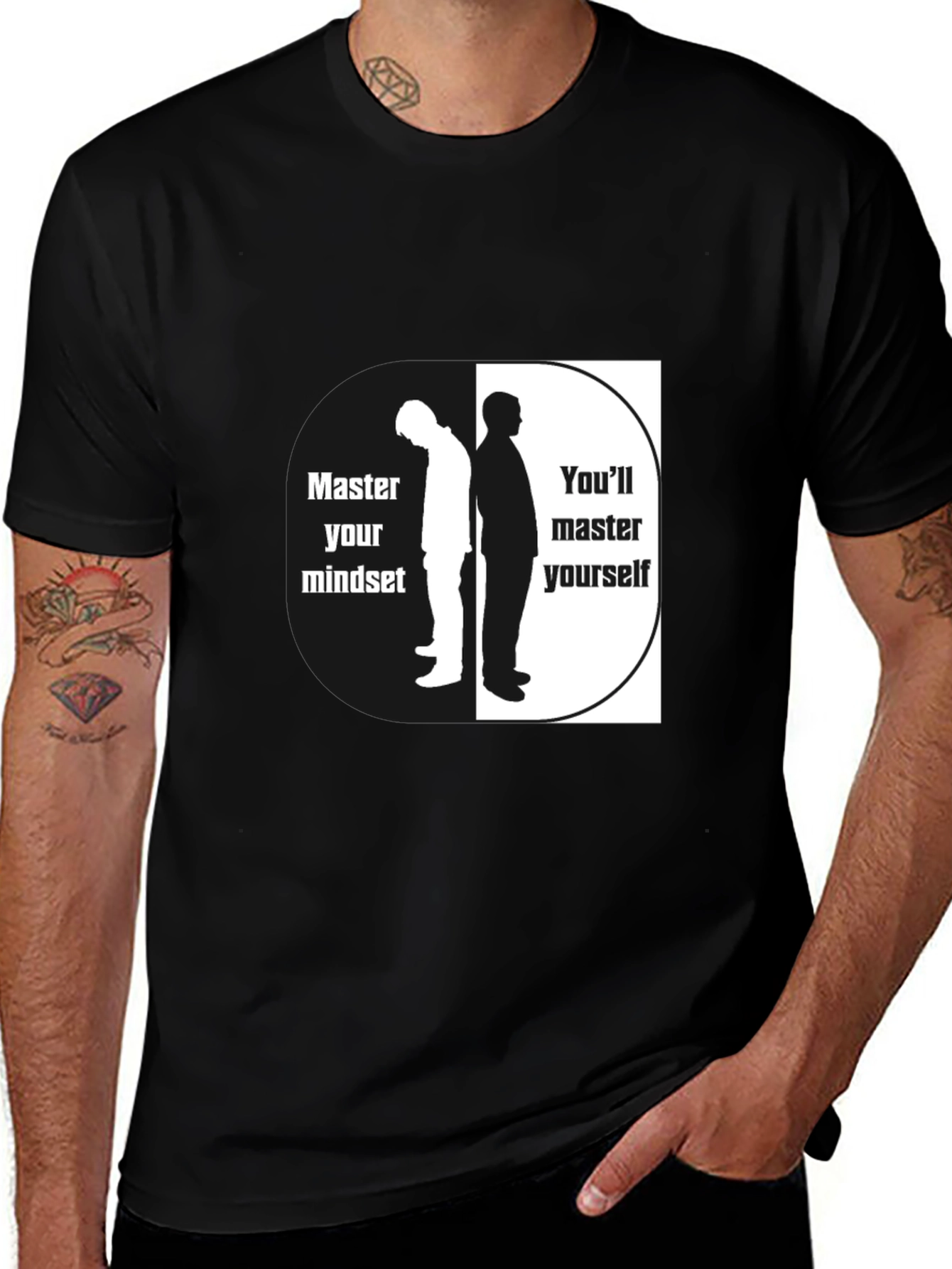 Master Your Mindset Graphic Tee - Black