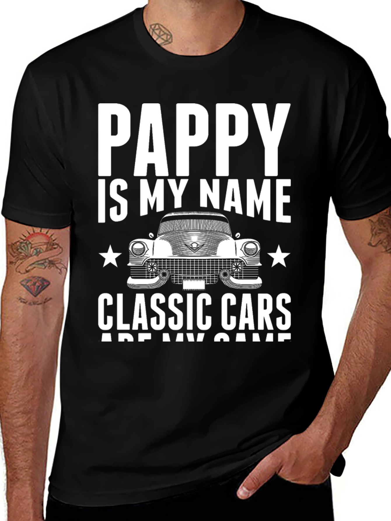 Variant 10 of Pappy Classic Cars T-Shirt
