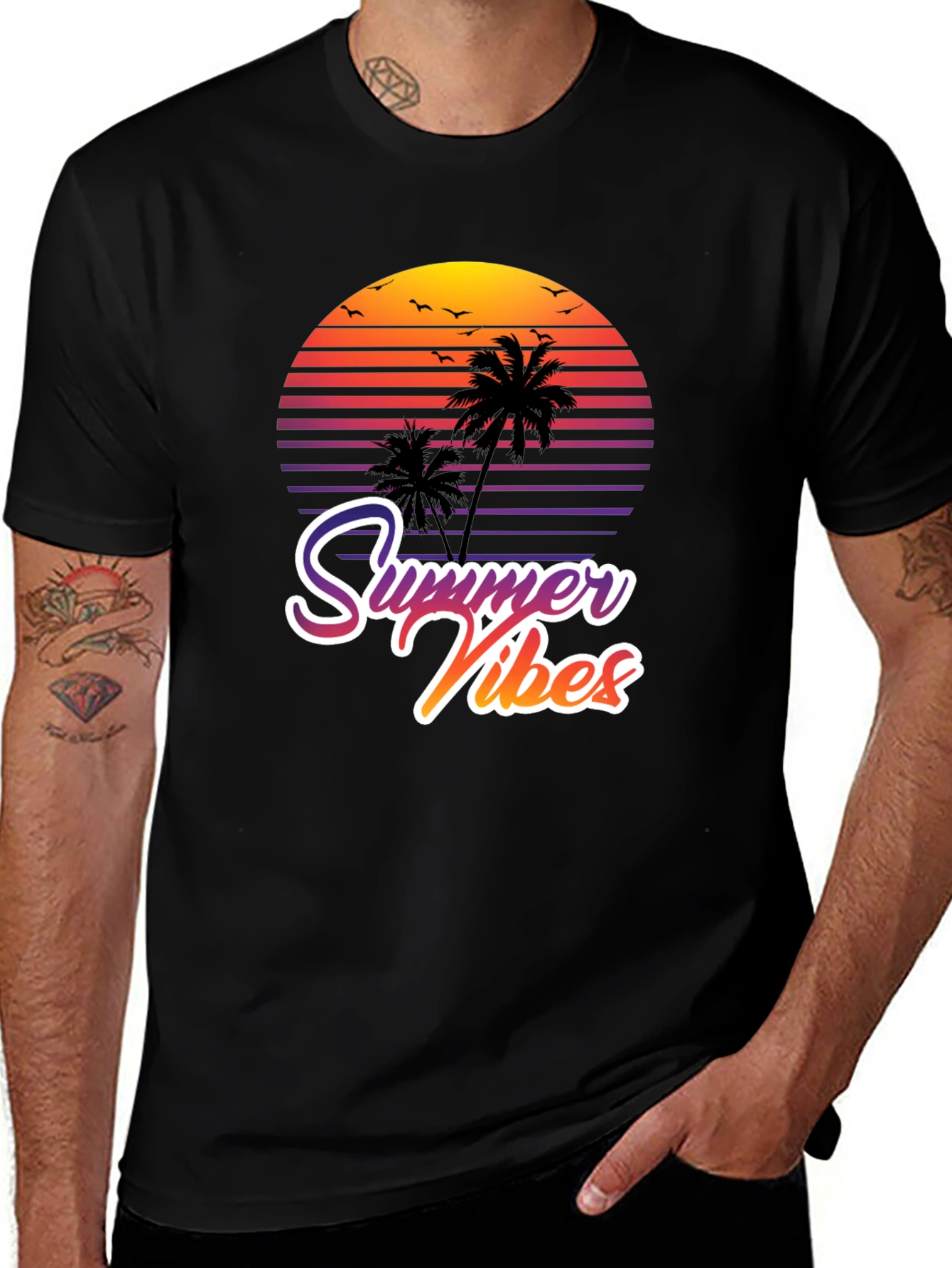 Variant 17 of Summer Vibes Graphic T-Shirt