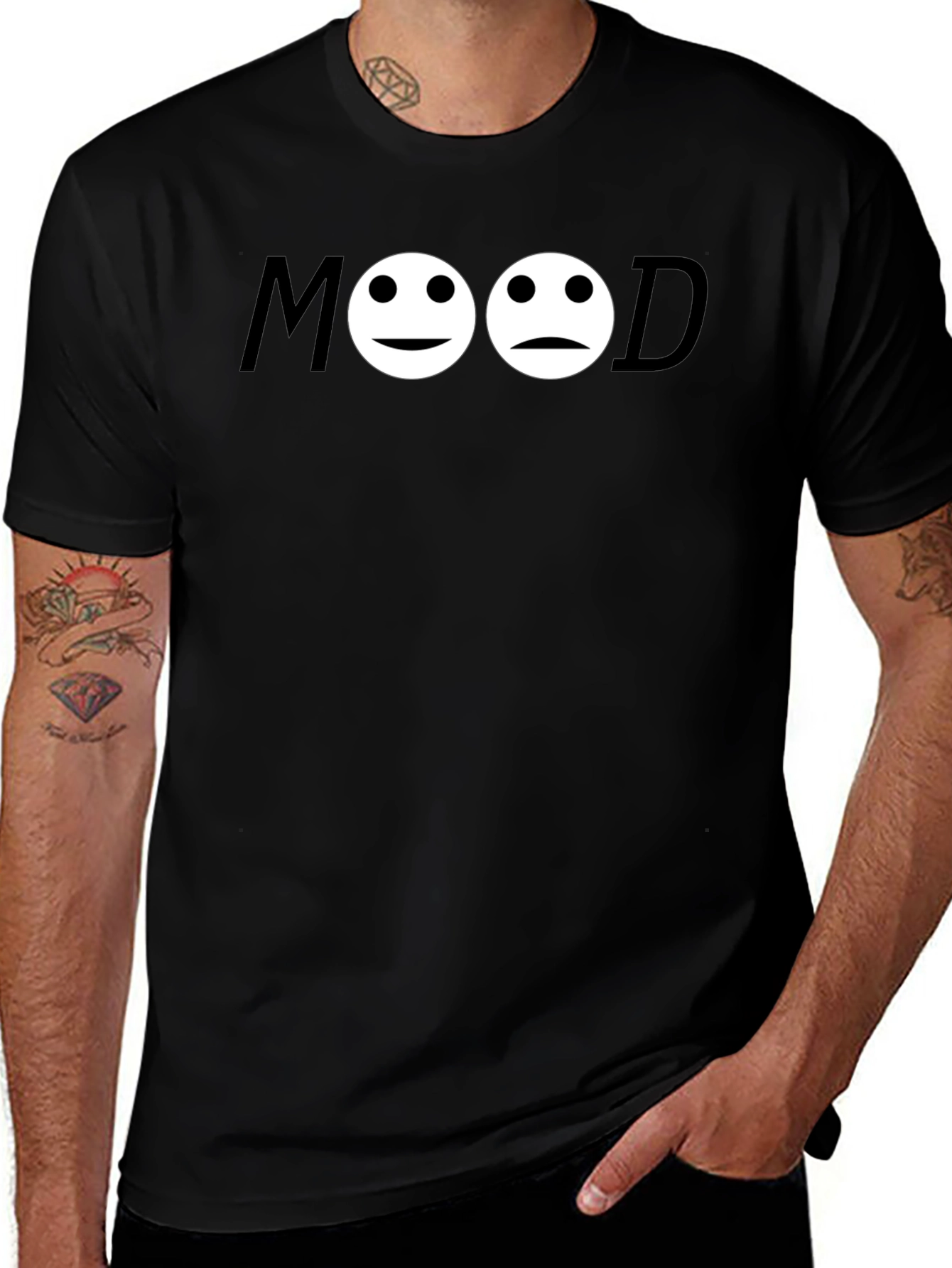 Variant 22 of Mood Graphic Tee - Express Your Feelings!