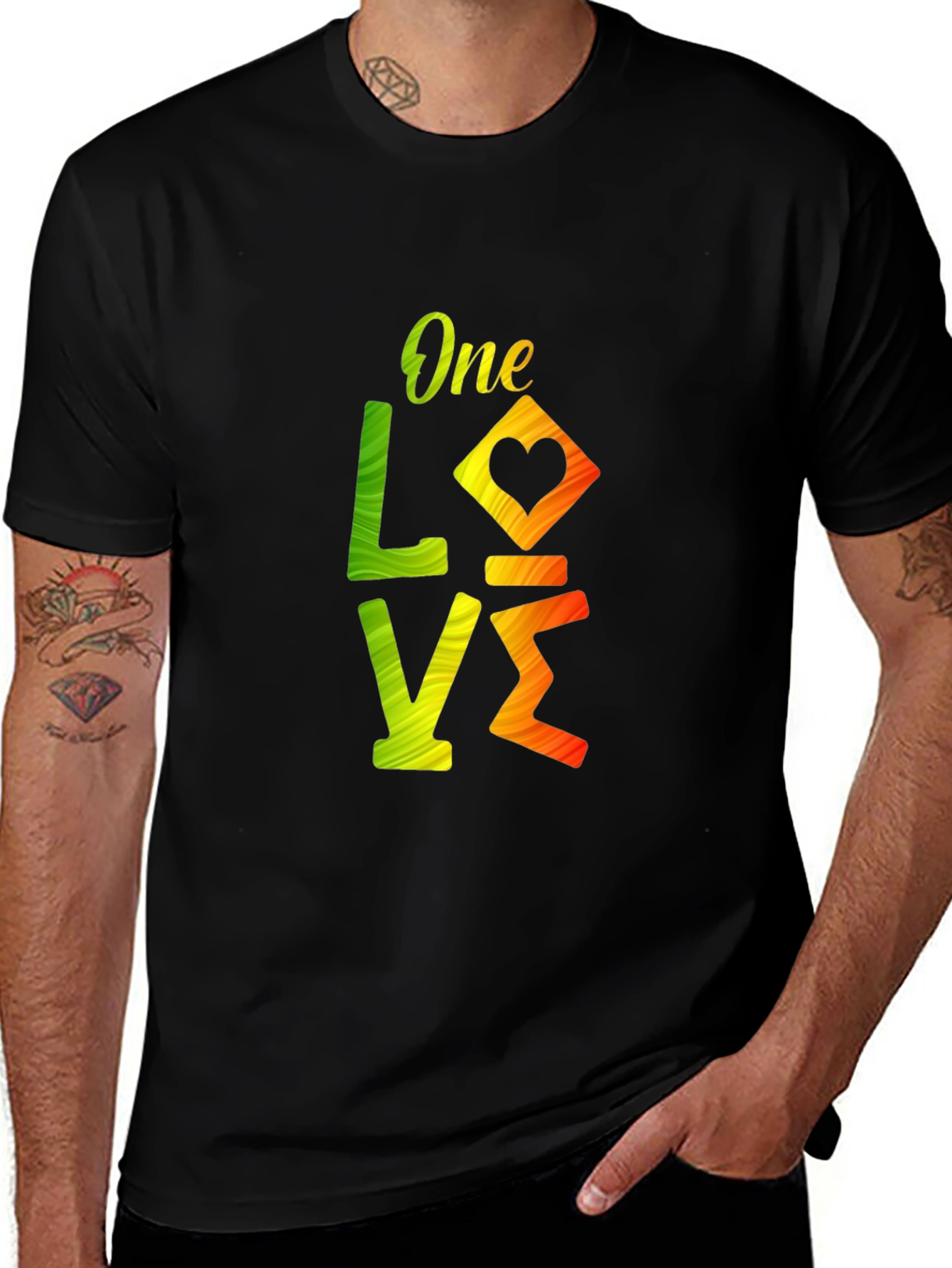 One Love T-Shirt - Peace & Harmony Tee