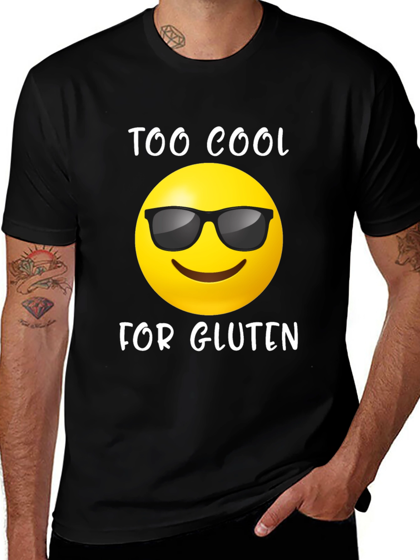 Variant 8 of Too Cool for Gluten Graphic Tee