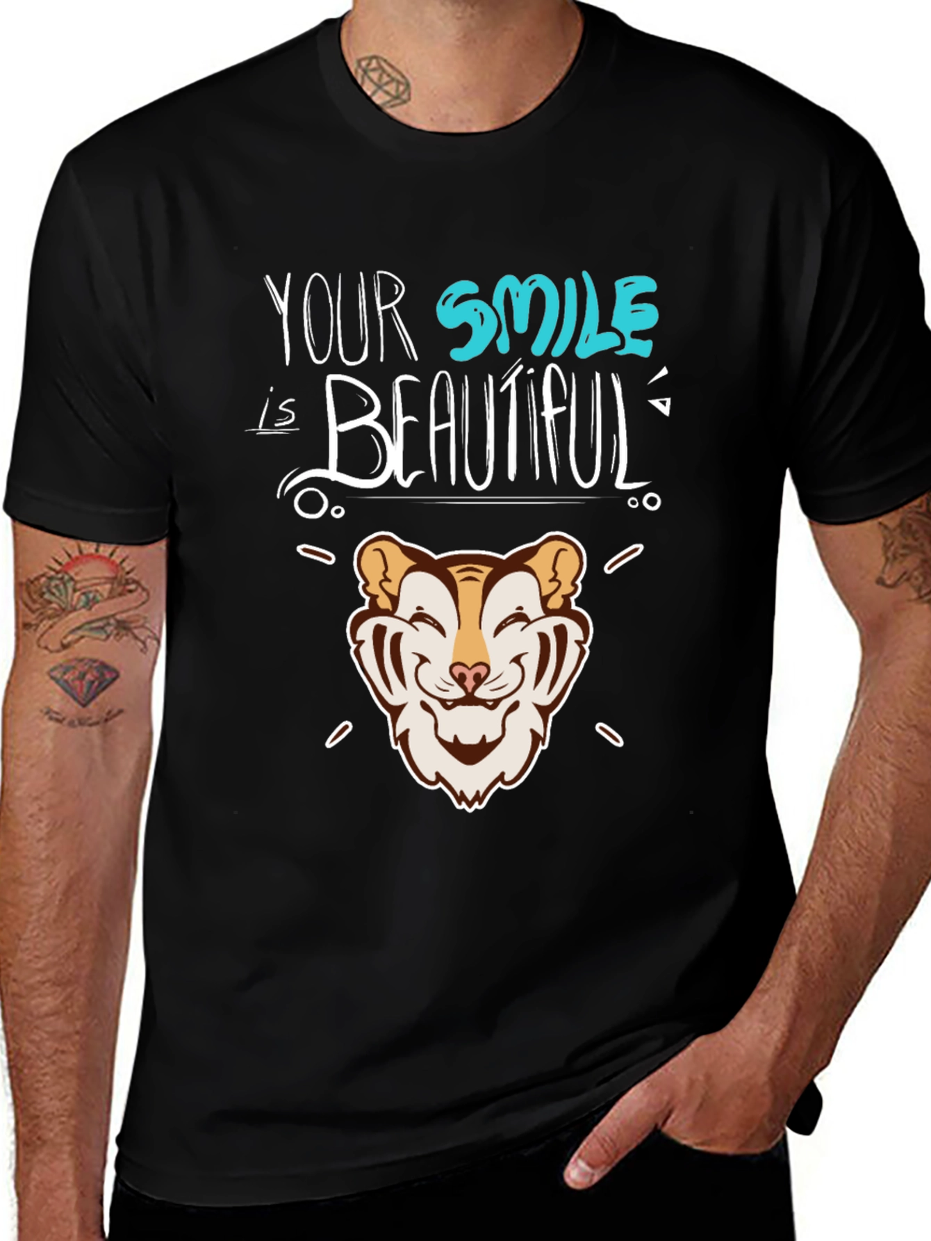 Variant 10 of Your Smile is Beautiful Graphic Tee