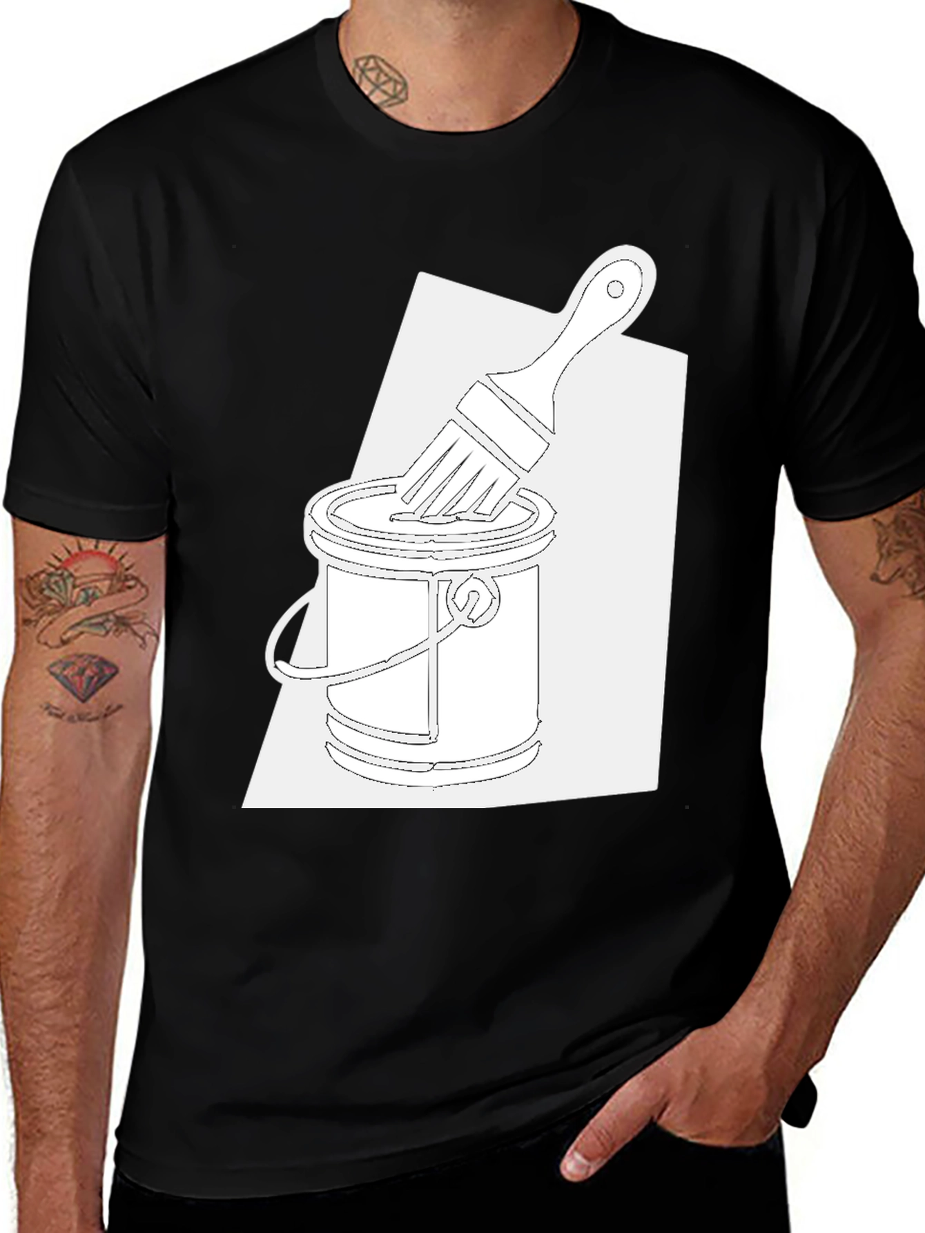 Variant 7 of Artistic Paint Brush T-Shirt