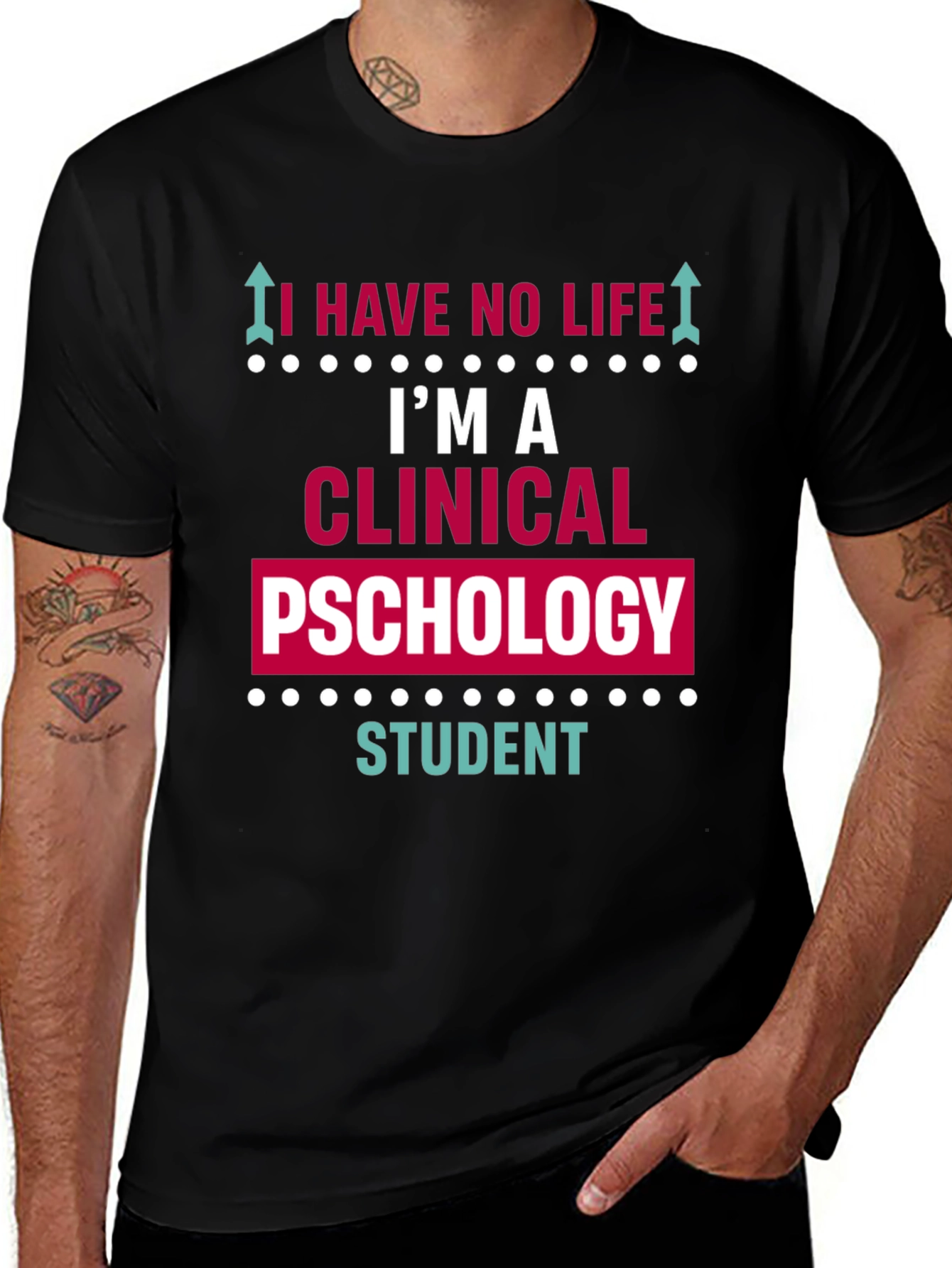 Variant 6 of Clinical Psychology Student T-Shirt