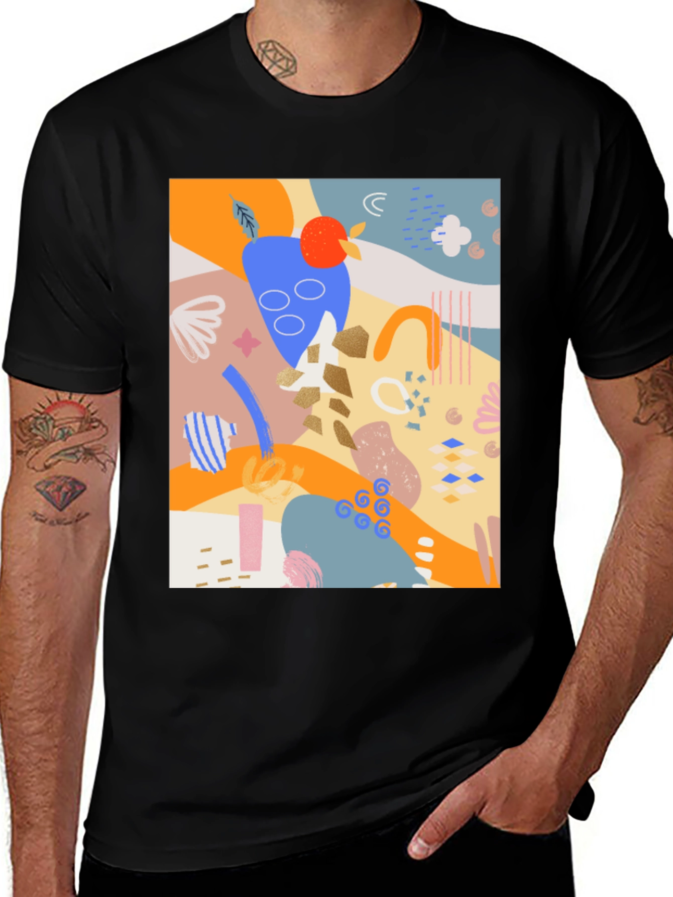 Variant 17 of Abstract Art Tee - Modern Graphic Print