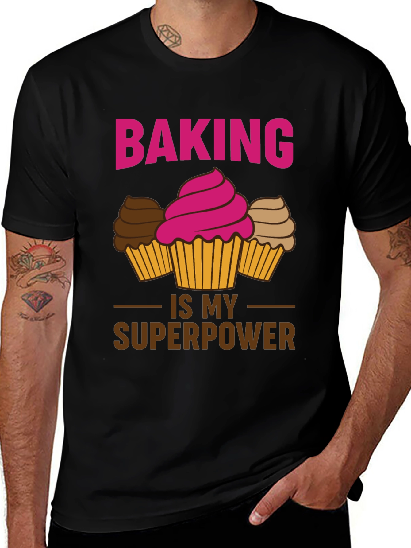 Variant 3 of Baking is My Superpower Graphic T-Shirt