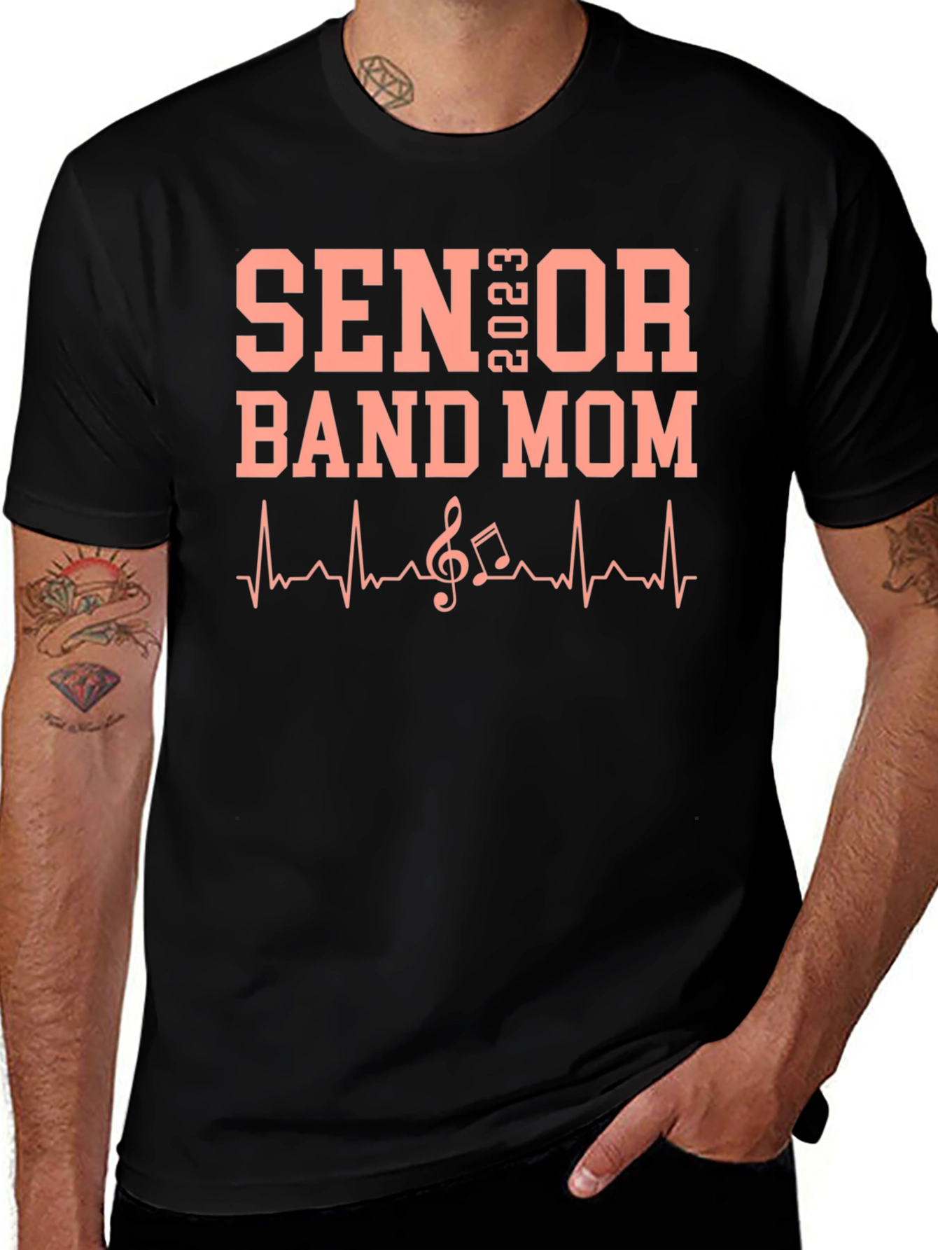 Variant 16 of Senior 2023 Band Mom T-Shirt