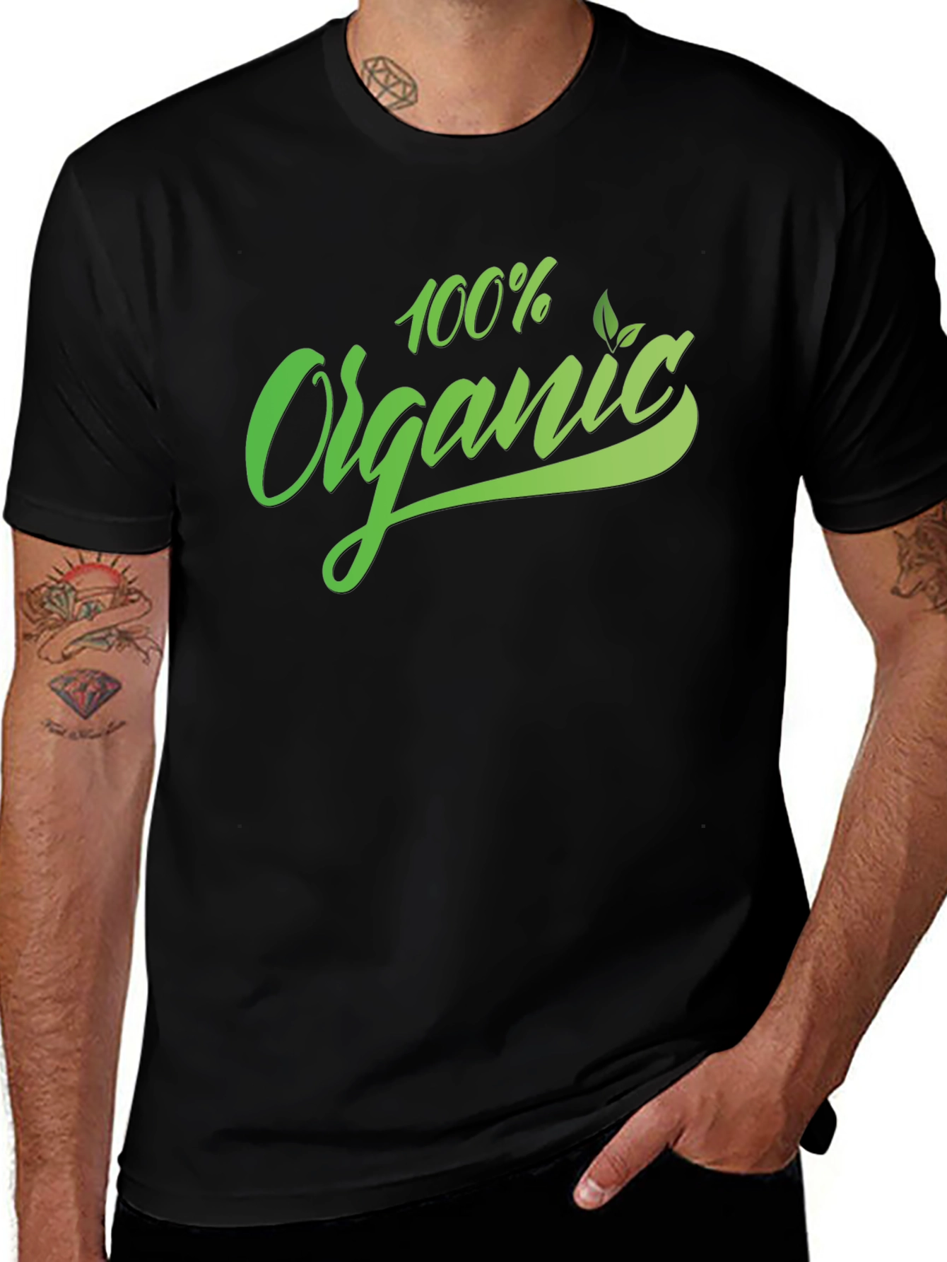 Variant 9 of 100% Organic Graphic Tee - Eco-Friendly Style