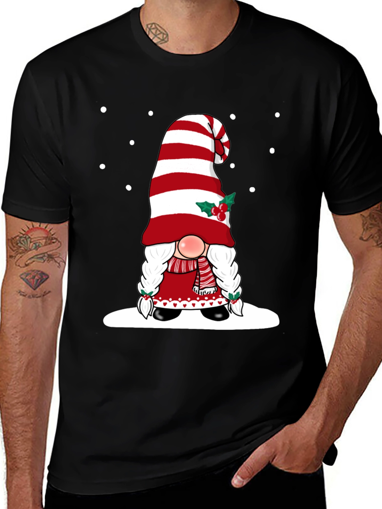 Festive Christmas Gnome T-Shirt