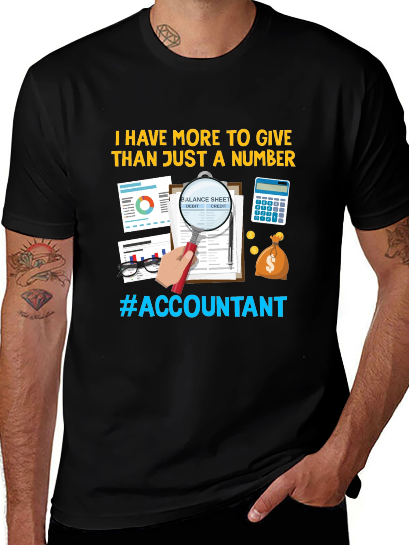 Variant 14 of Accountant T-Shirt: More Than Just Numbers!