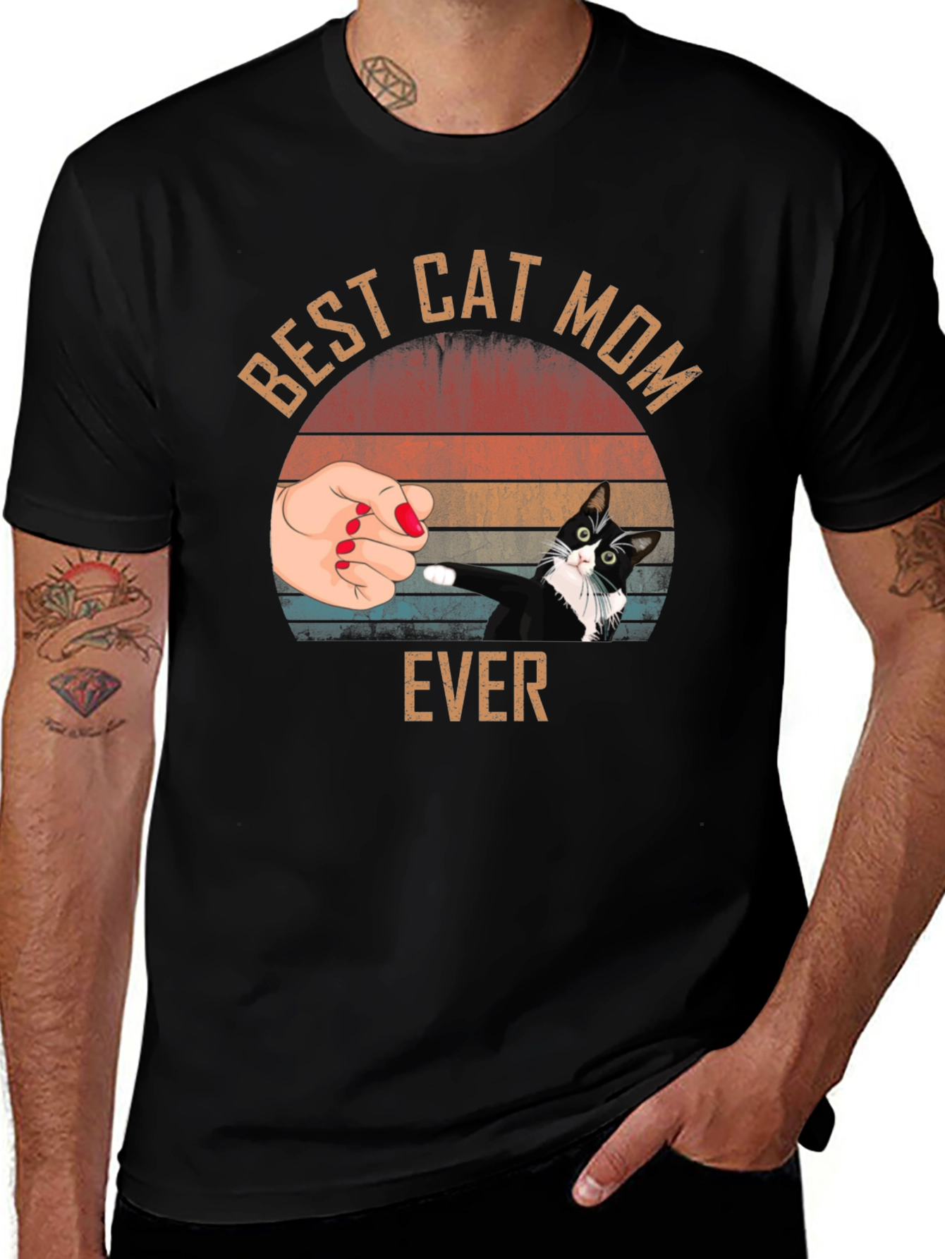 Variant 5 of Best Cat Mom Ever T-Shirt