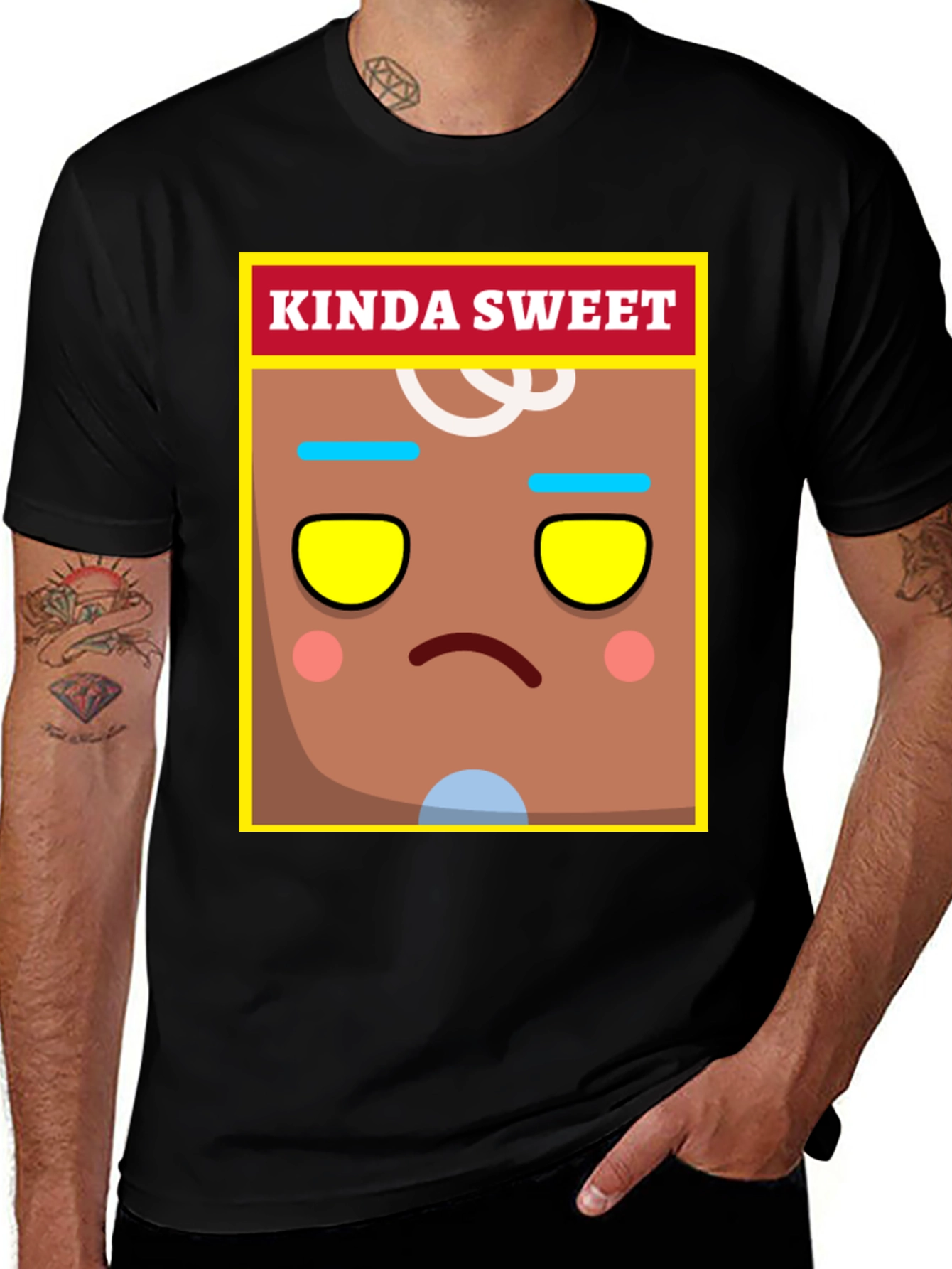 Kinda Sweet Gingerbread Graphic Tee - Unisex