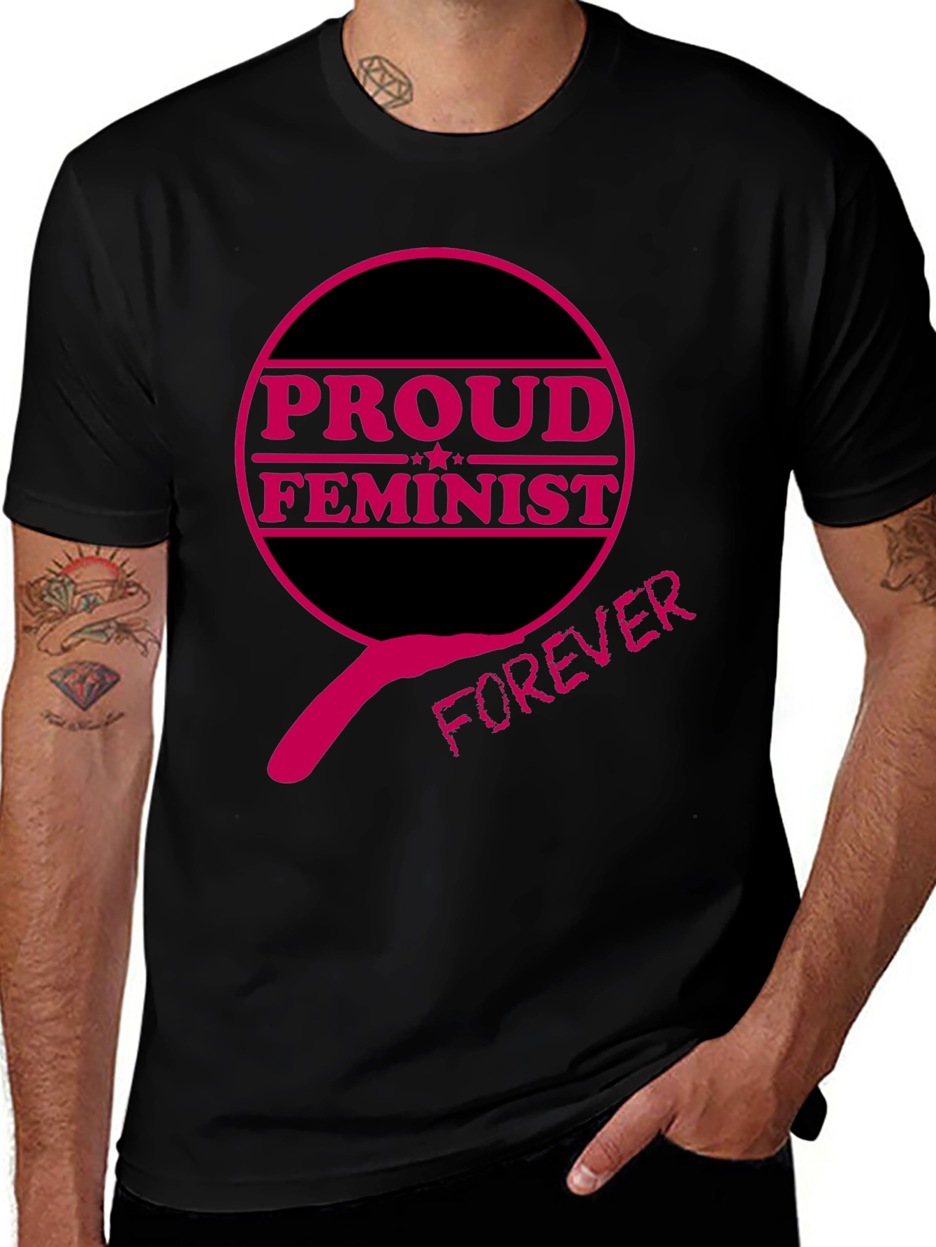 Variant 12 of Proud Feminist Forever Graphic Tee