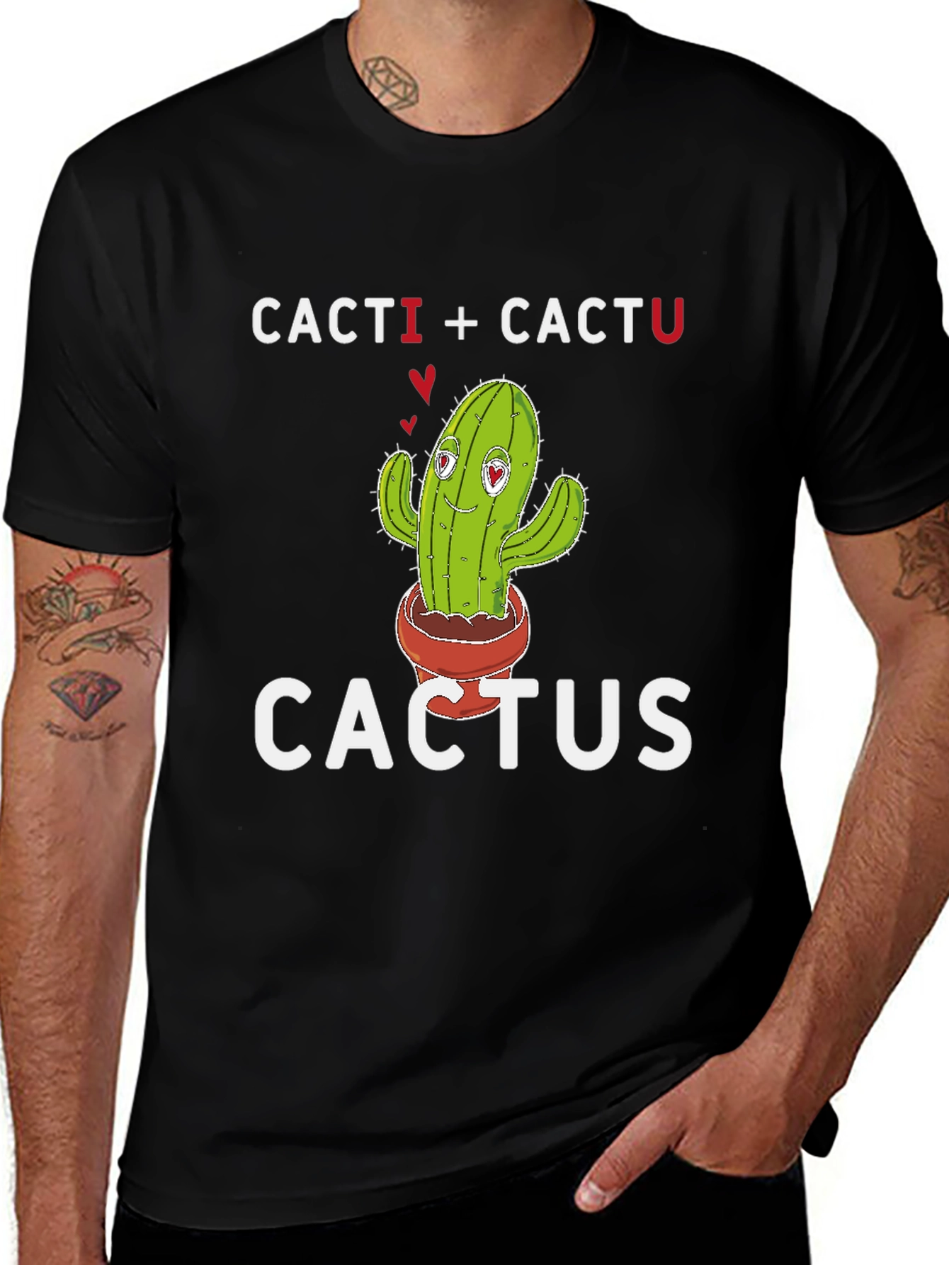 Cacti + CactU Cactus Graphic T-Shirt - Love Plant Tee