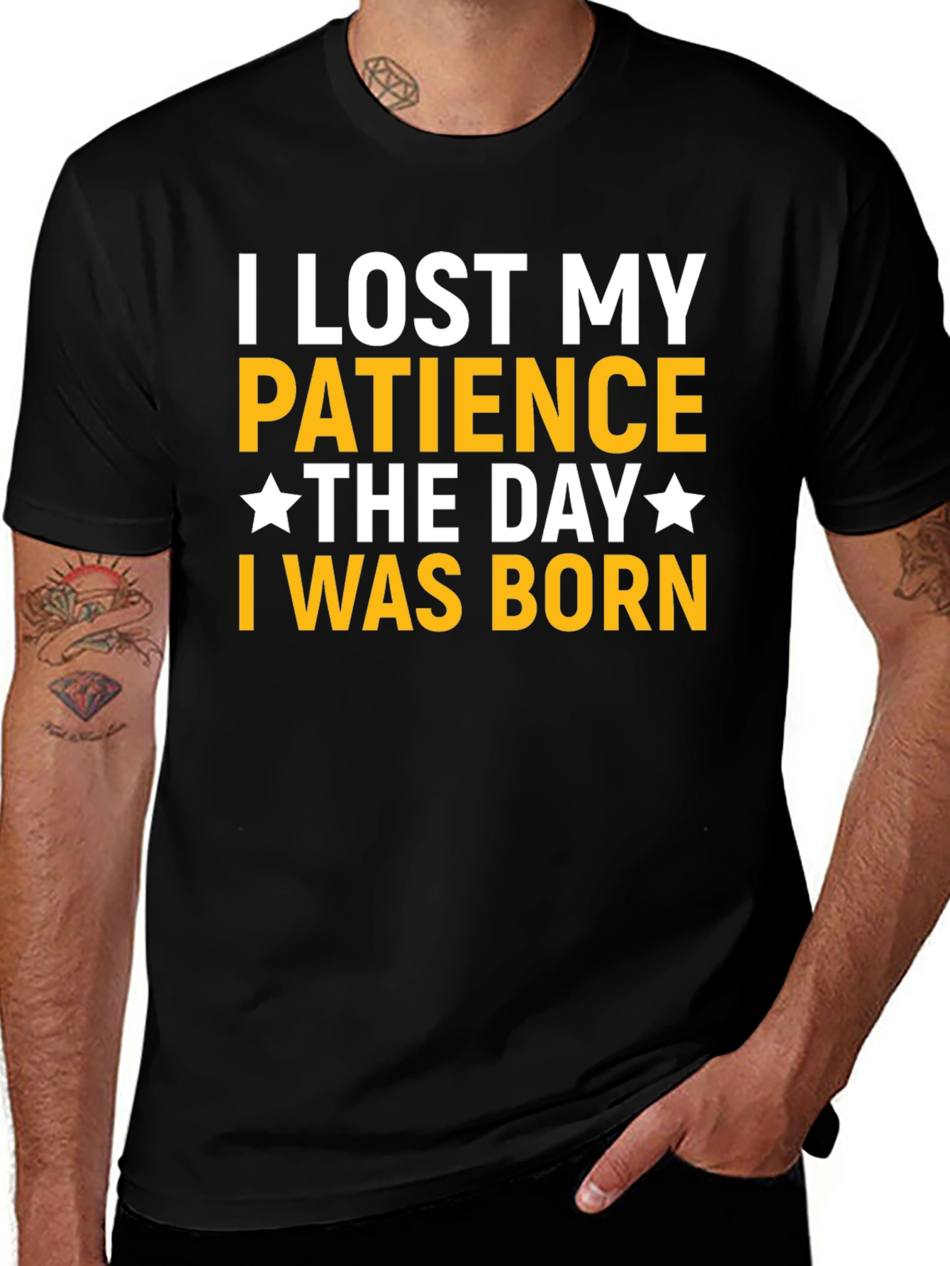 I Lost My Patience T-Shirt - Humorous Graphic Tee
