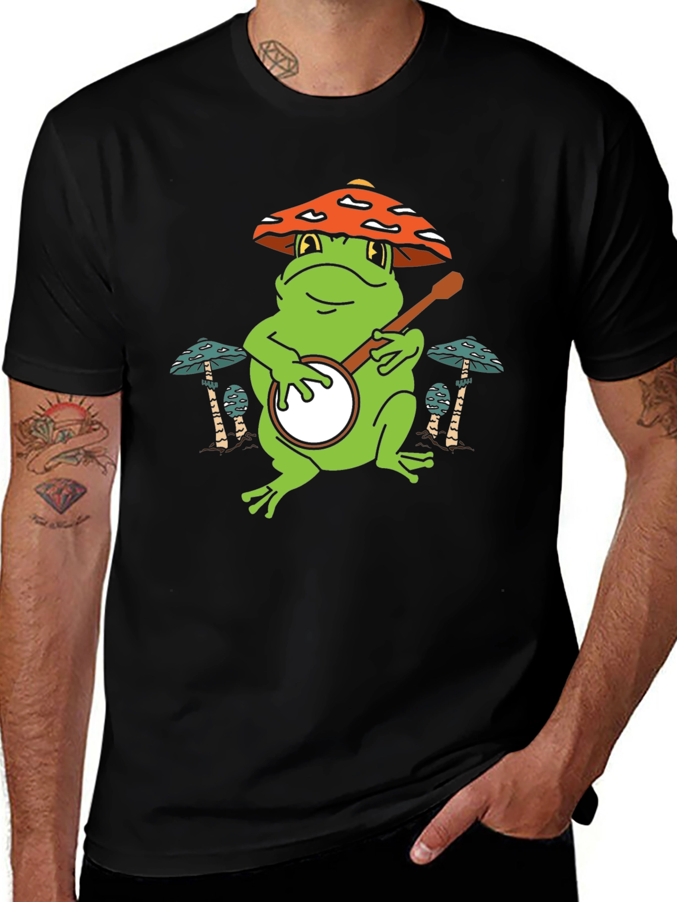 Variant 28 of Frog Banjo Player T-Shirt
