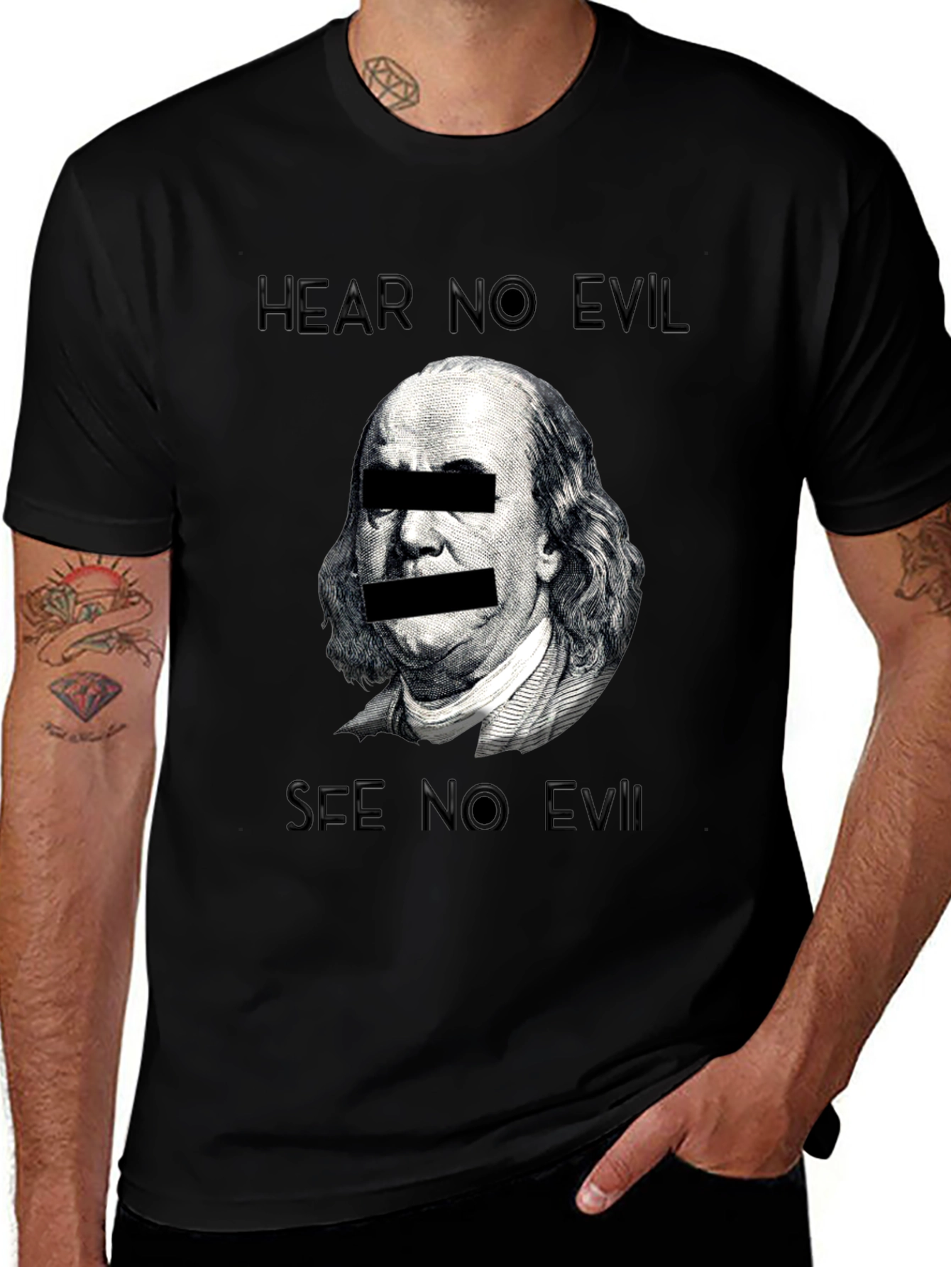 Variant 7 of Hear No Evil See No Evil Graphic T-Shirt