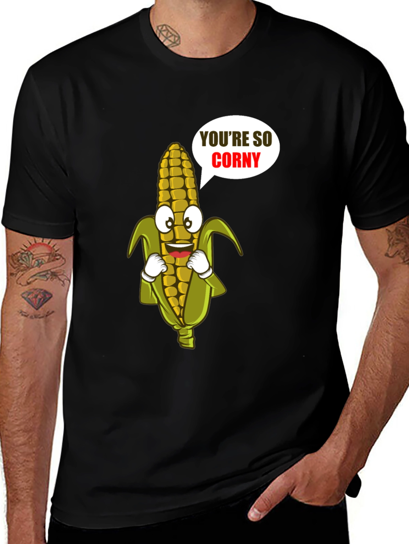 Variant 26 of You're So Corny T-Shirt - Funny Cartoon Corn
