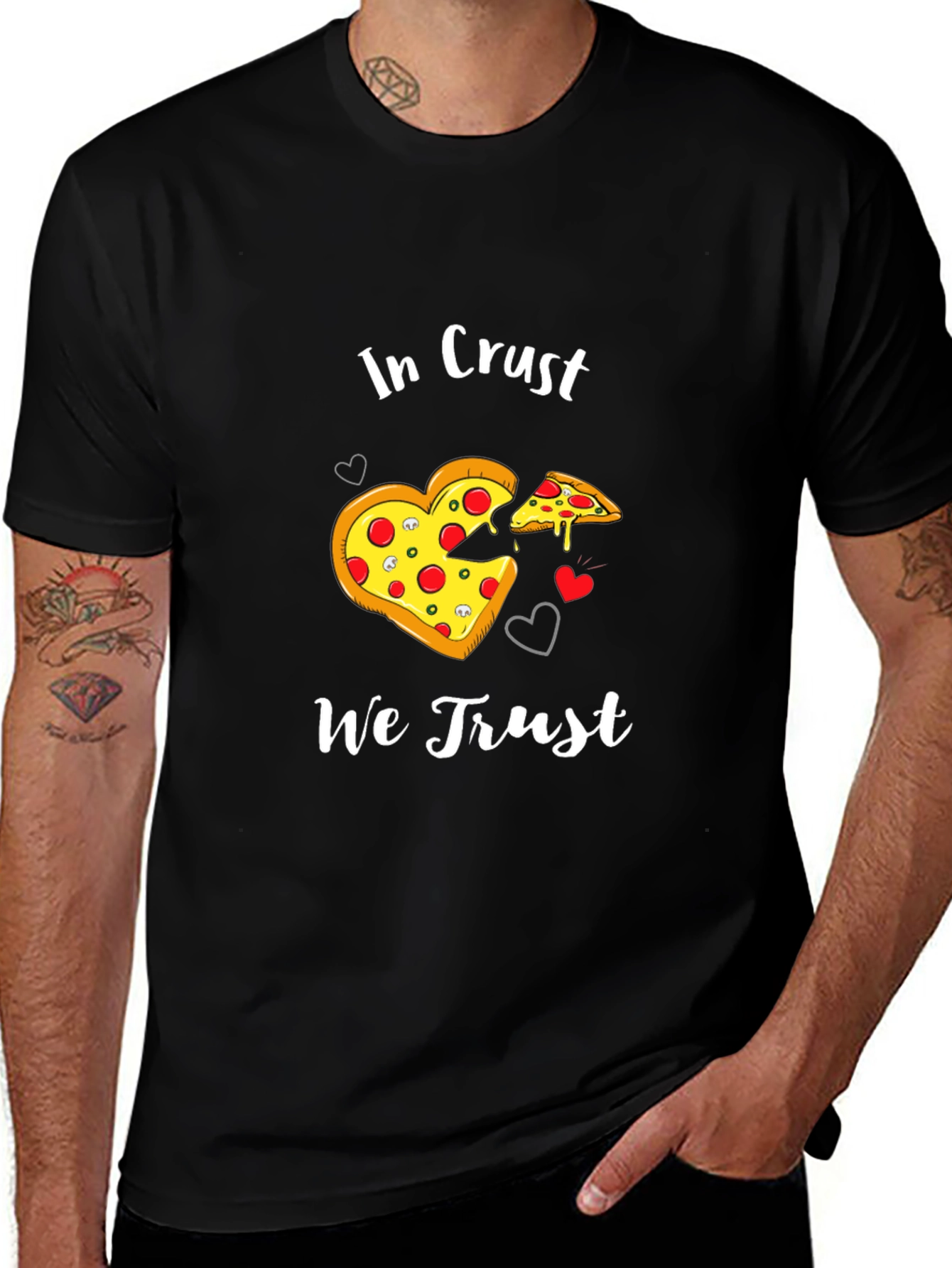 Variant 4 of In Crust We Trust Pizza Lover T-Shirt