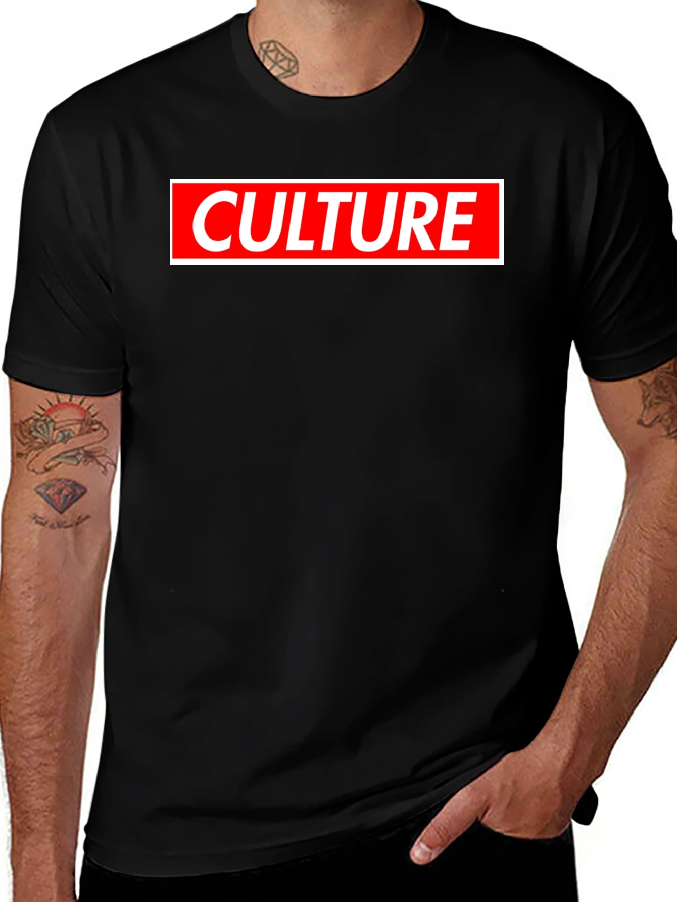 Variant 27 of Culture Graphic Tee - Classic Black