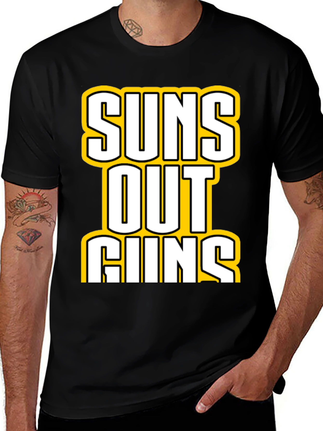 Variant 26 of Suns Out Guns Out Graphic Tee