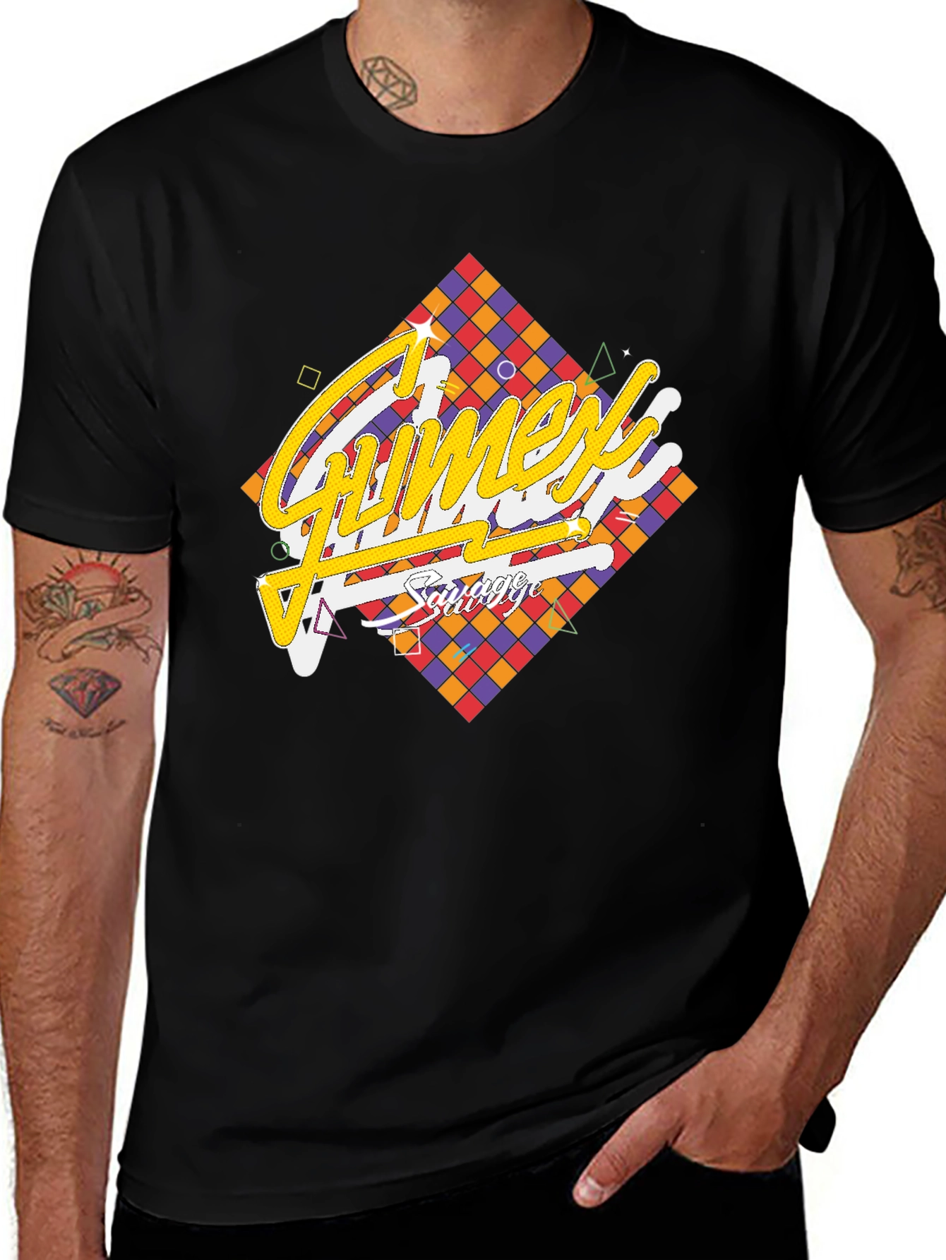 Variant 21 of Funky Graphic Print T-Shirt