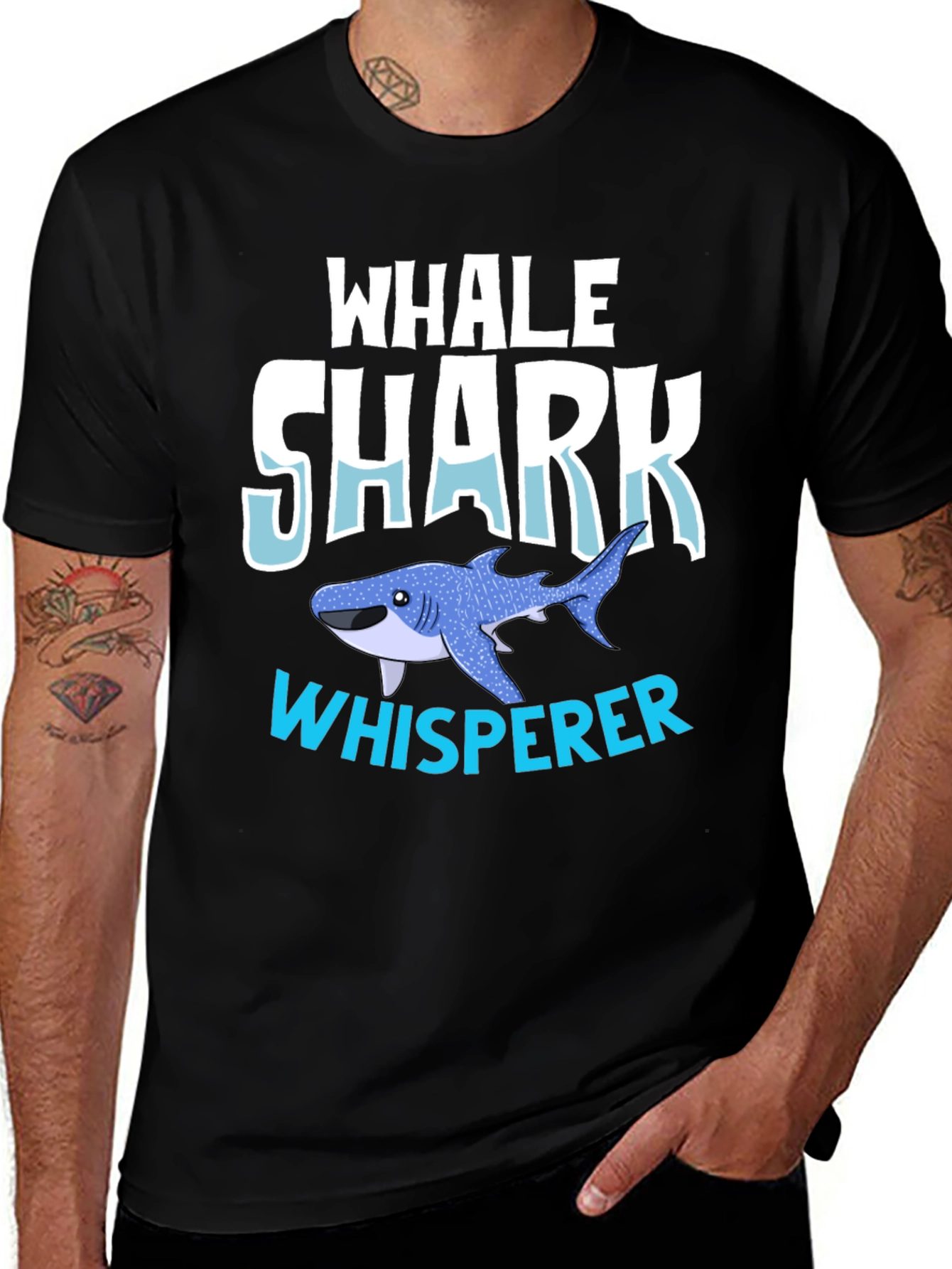 Variant 16 of Whale Shark Whisperer Graphic T-Shirt