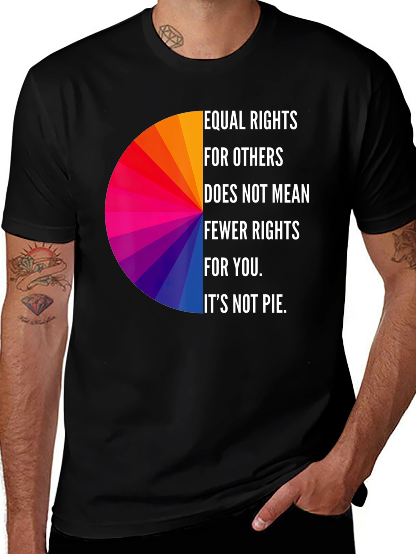 Variant 21 of Equal Rights It's Not Pie T-Shirt