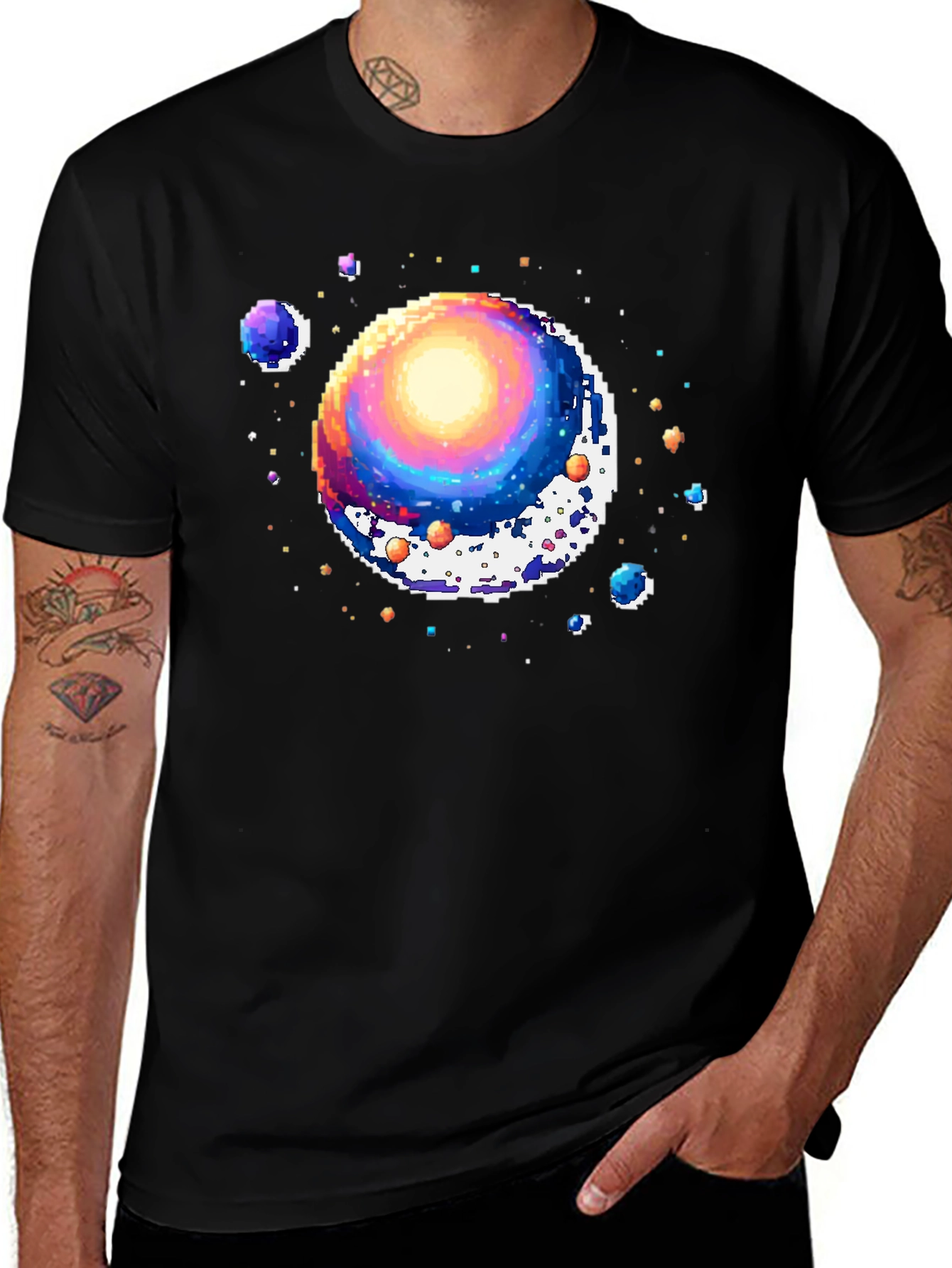 Pixelated Planet T-Shirt