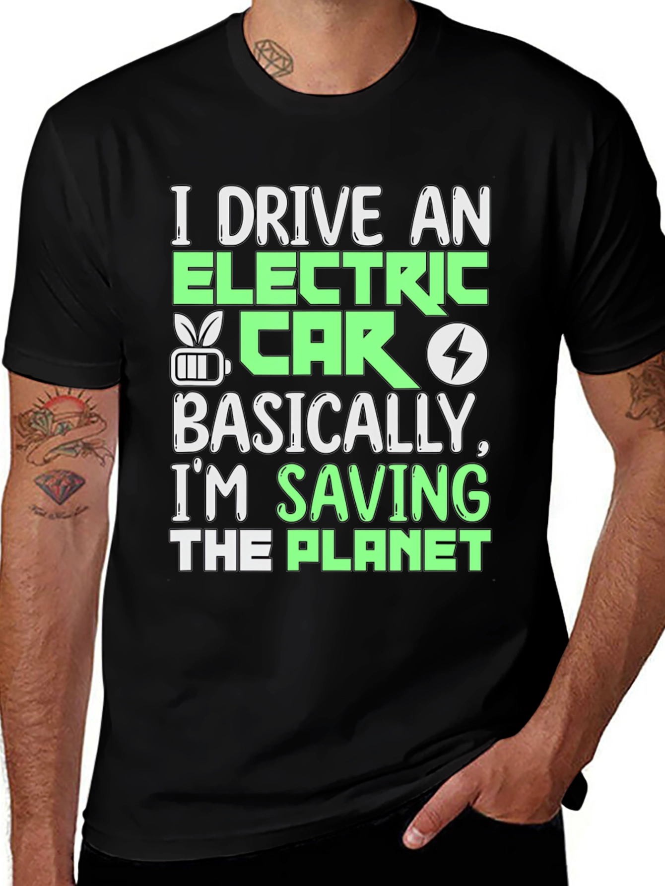 I Drive an Electric Car T-Shirt