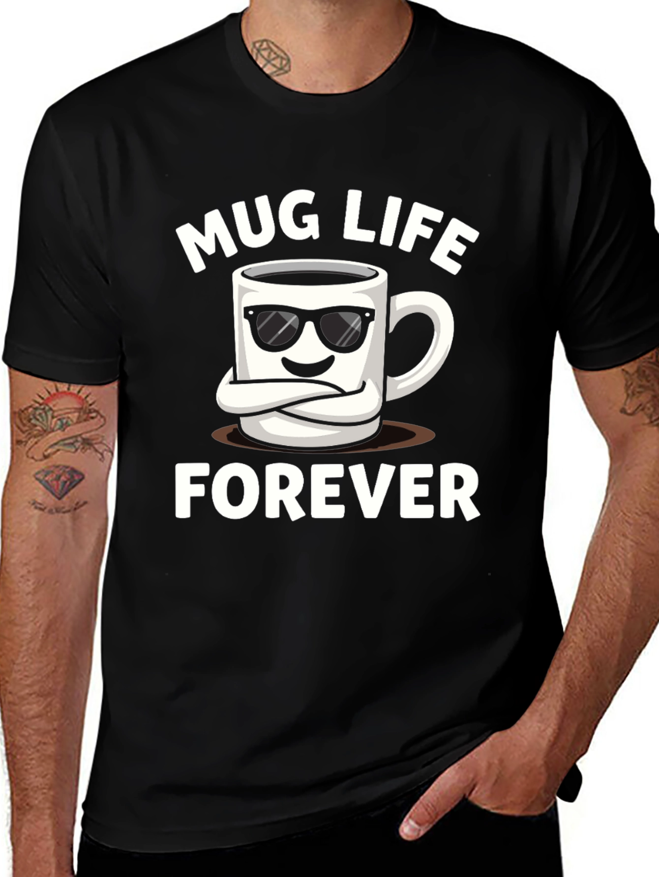 Variant 22 of Mug Life Forever Black T-Shirt