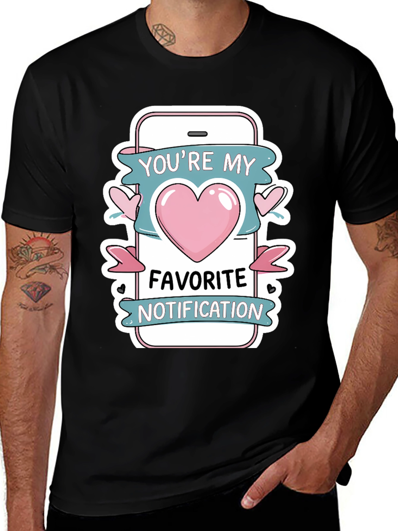 Variant 16 of You're My Favorite Notification Graphic Tee