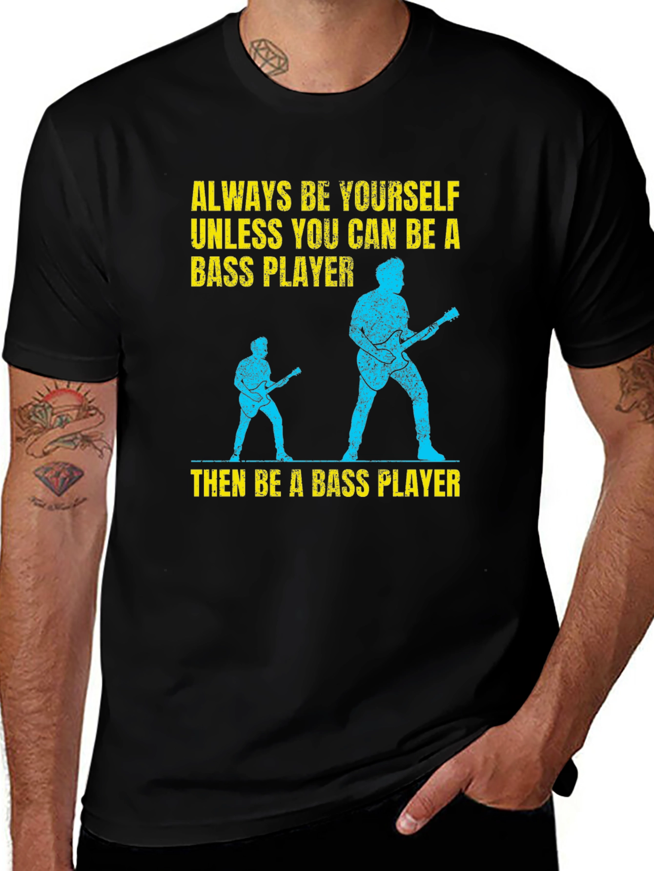 Variant 28 of Bass Player Graphic Tee - Music Lover's T-Shirt