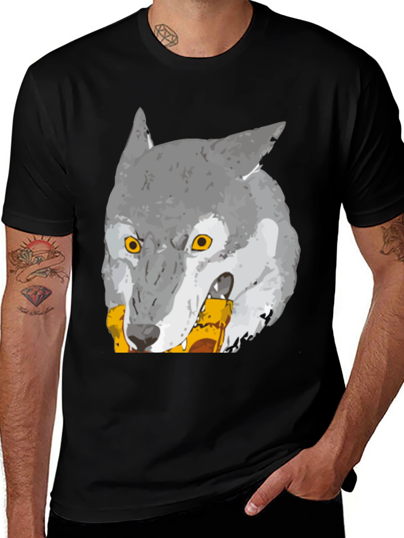 Variant 14 of Wolf Graphic Print T-Shirt