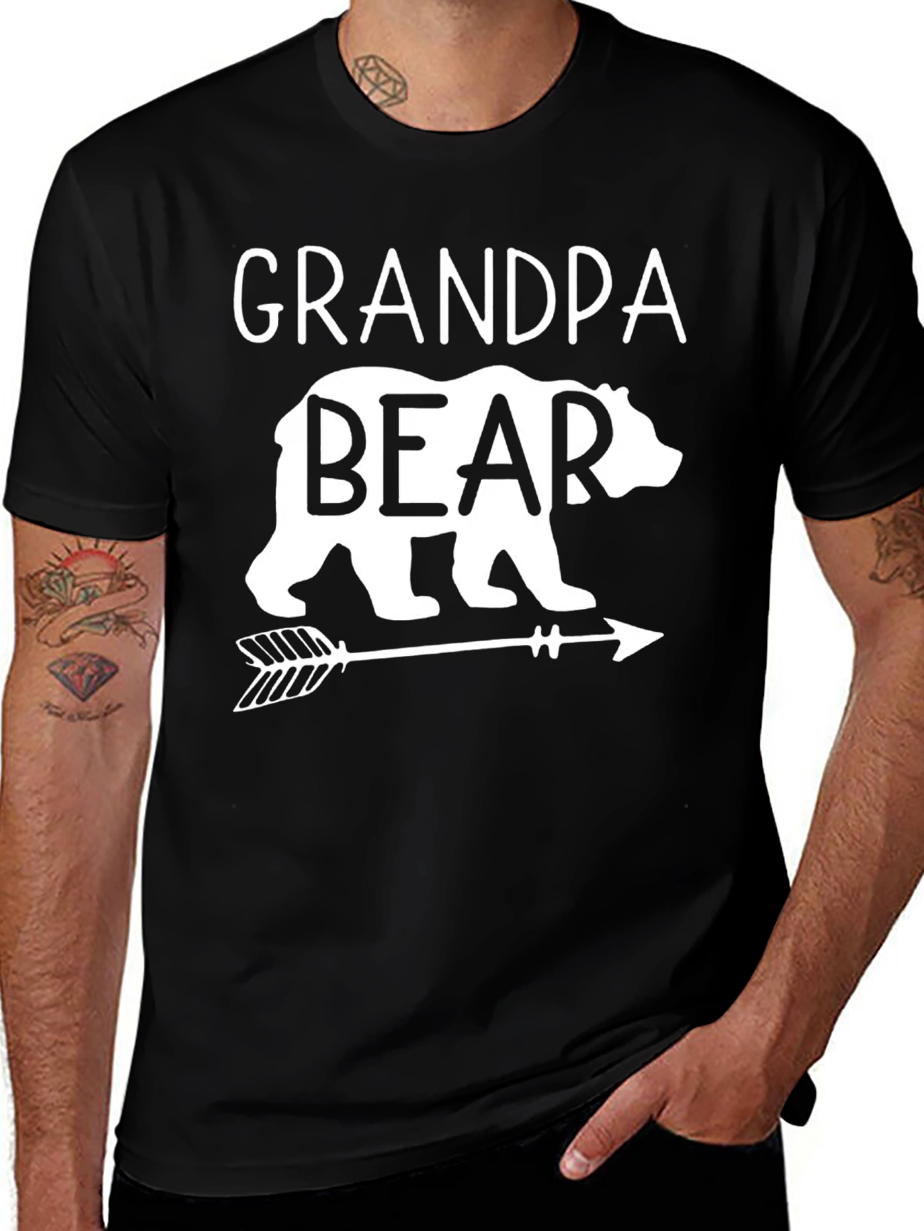 Grandpa Bear T-Shirt - Novelty Father's Day Gift