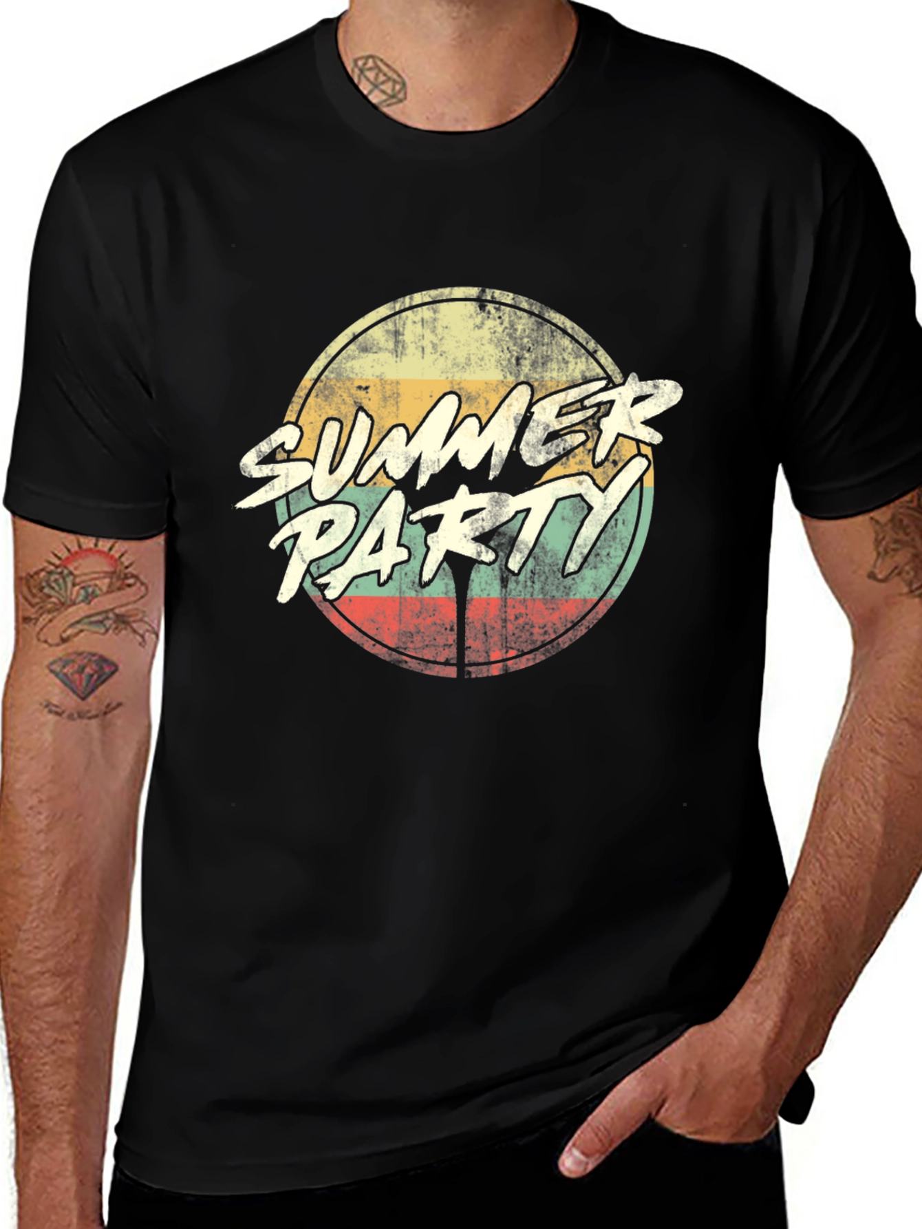 Variant 17 of Retro Summer Party Graphic Tee - Vintage Style Shirt