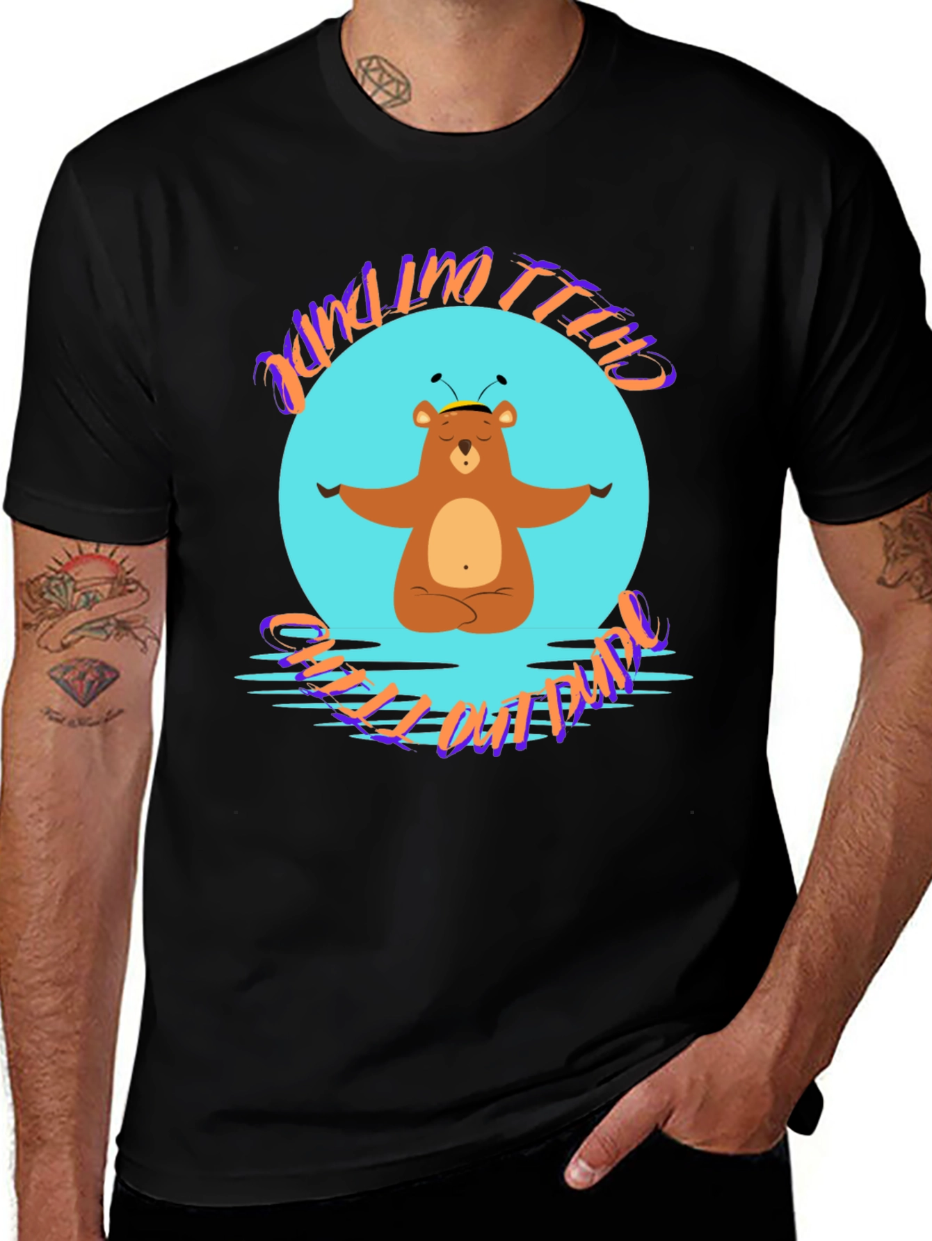 Variant 16 of Chill Out Dude Bear T-Shirt