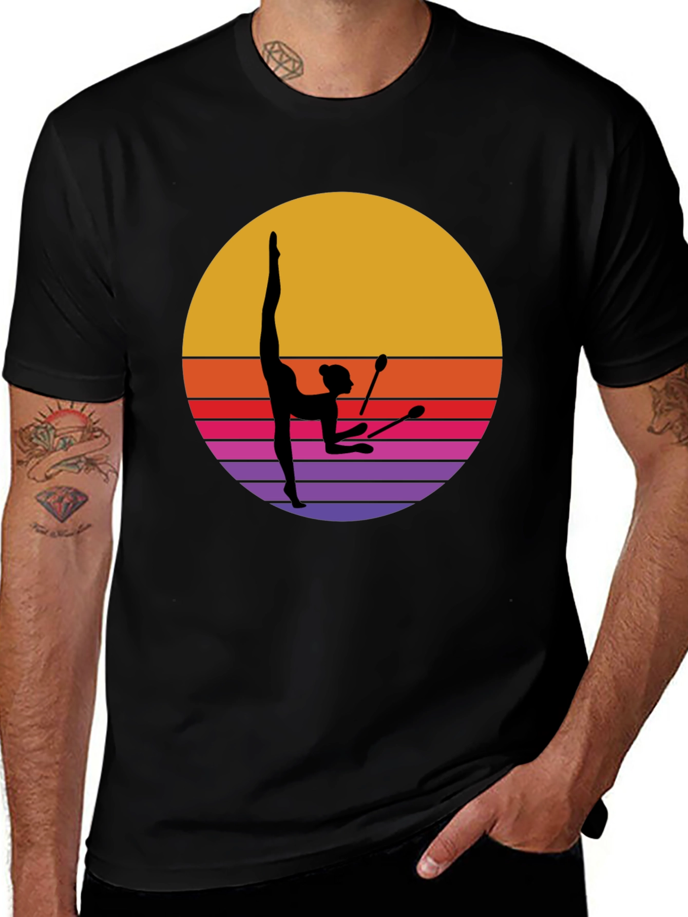 Variant 11 of Retro Gymnastics T-Shirt