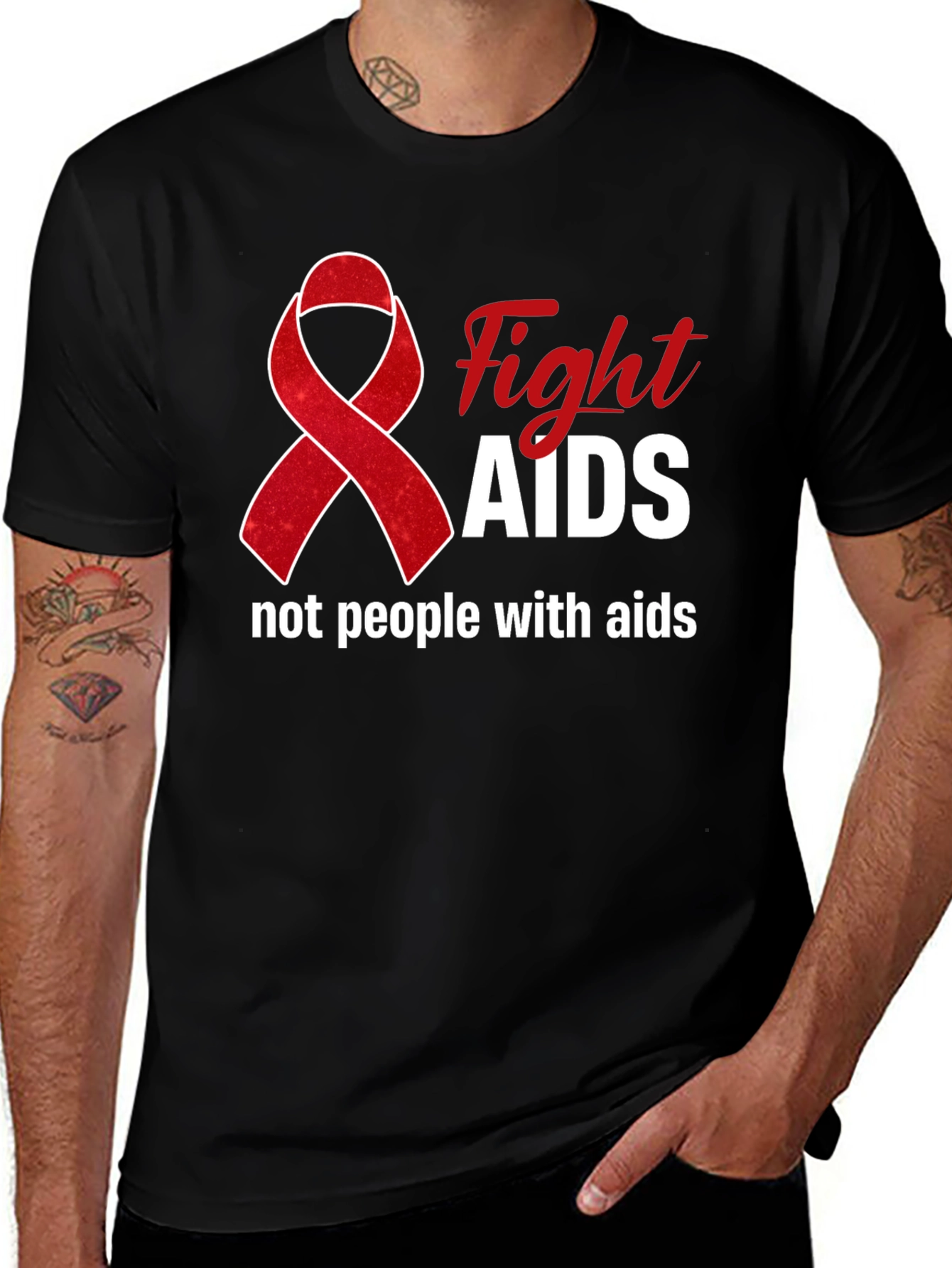 Fight AIDS Awareness T-Shirt