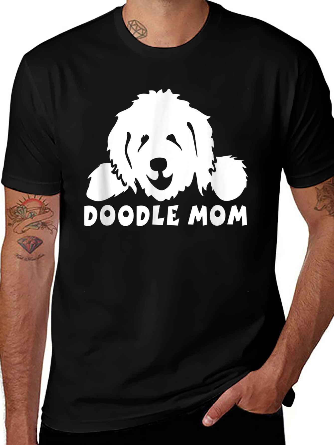 Variant 10 of Doodle Mom T-Shirt - Cute Dog Lover Tee