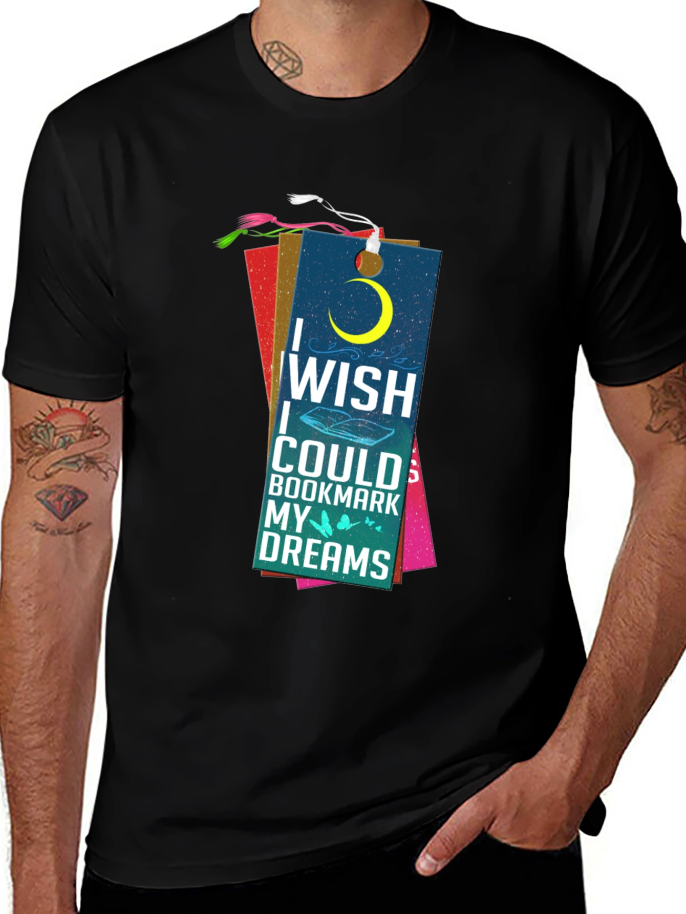 I Wish I Could Bookmark My Dreams Graphic T-Shirt
