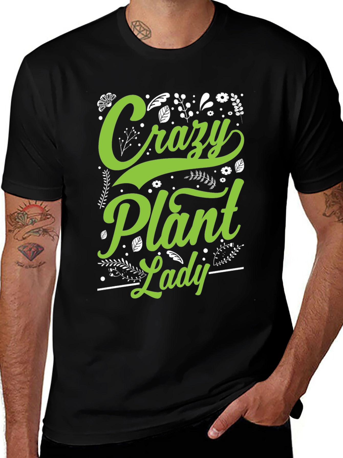Variant 4 of Crazy Plant Lady Graphic T-Shirt