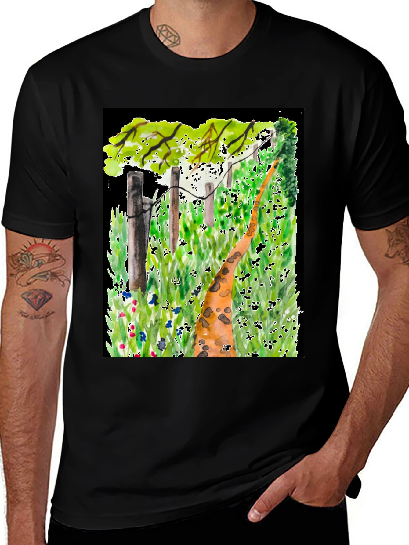Variant 15 of Nature Path Graphic Tee
