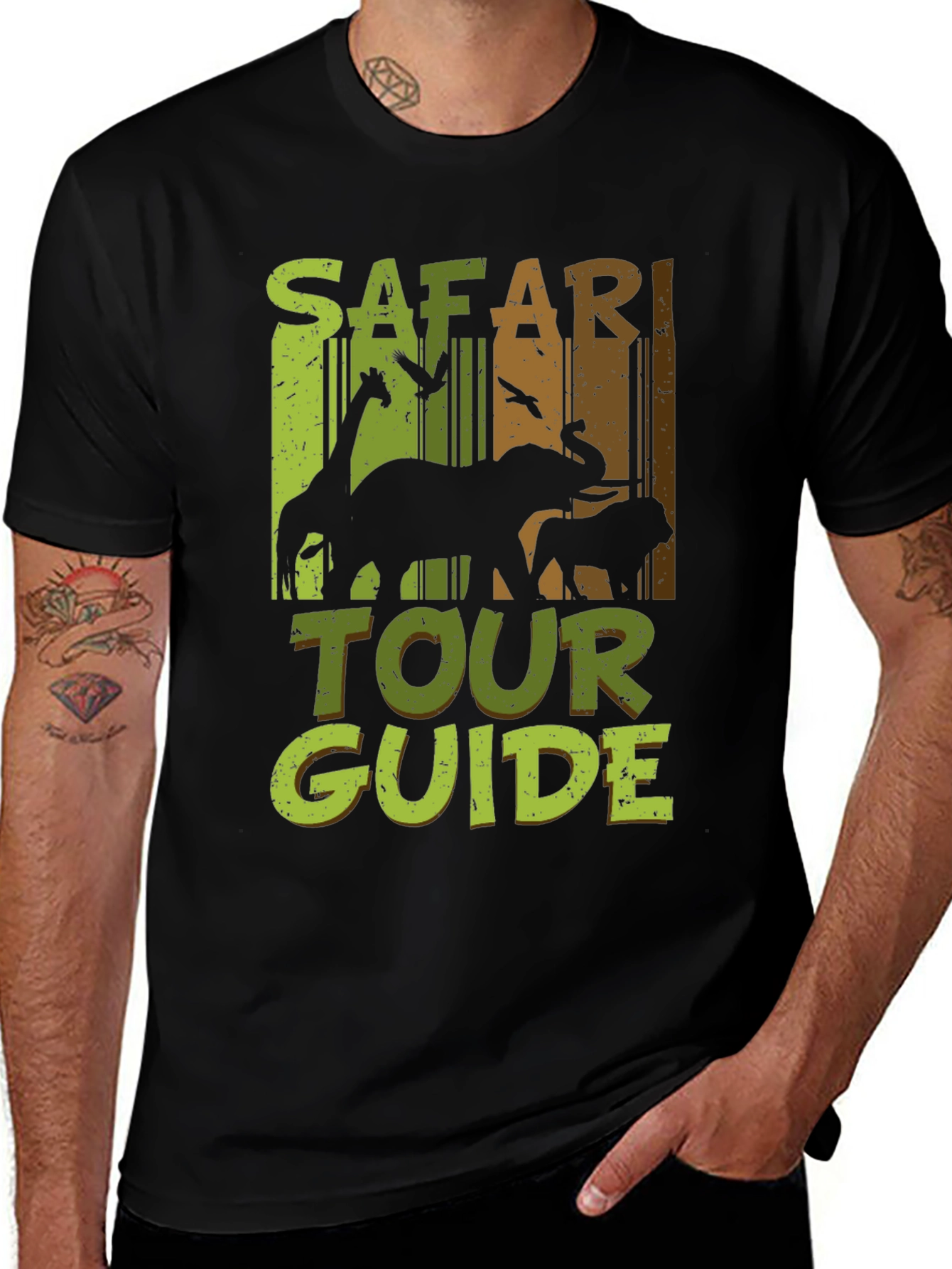 Variant 30 of Safari Tour Guide Graphic T-Shirt