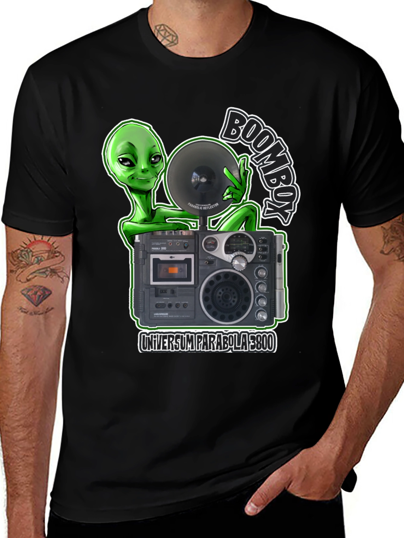 Variant 12 of Alien Boombox Parabola 3800 T-Shirt