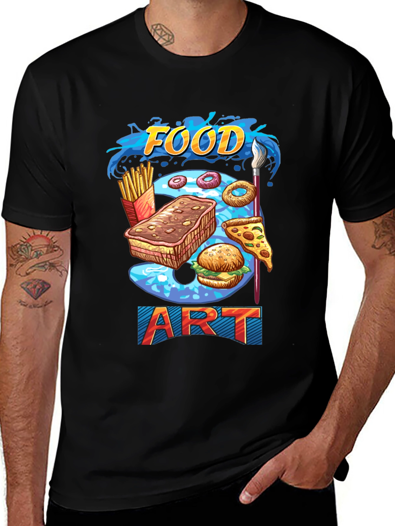 Variant 23 of Food Art Graphic T-Shirt