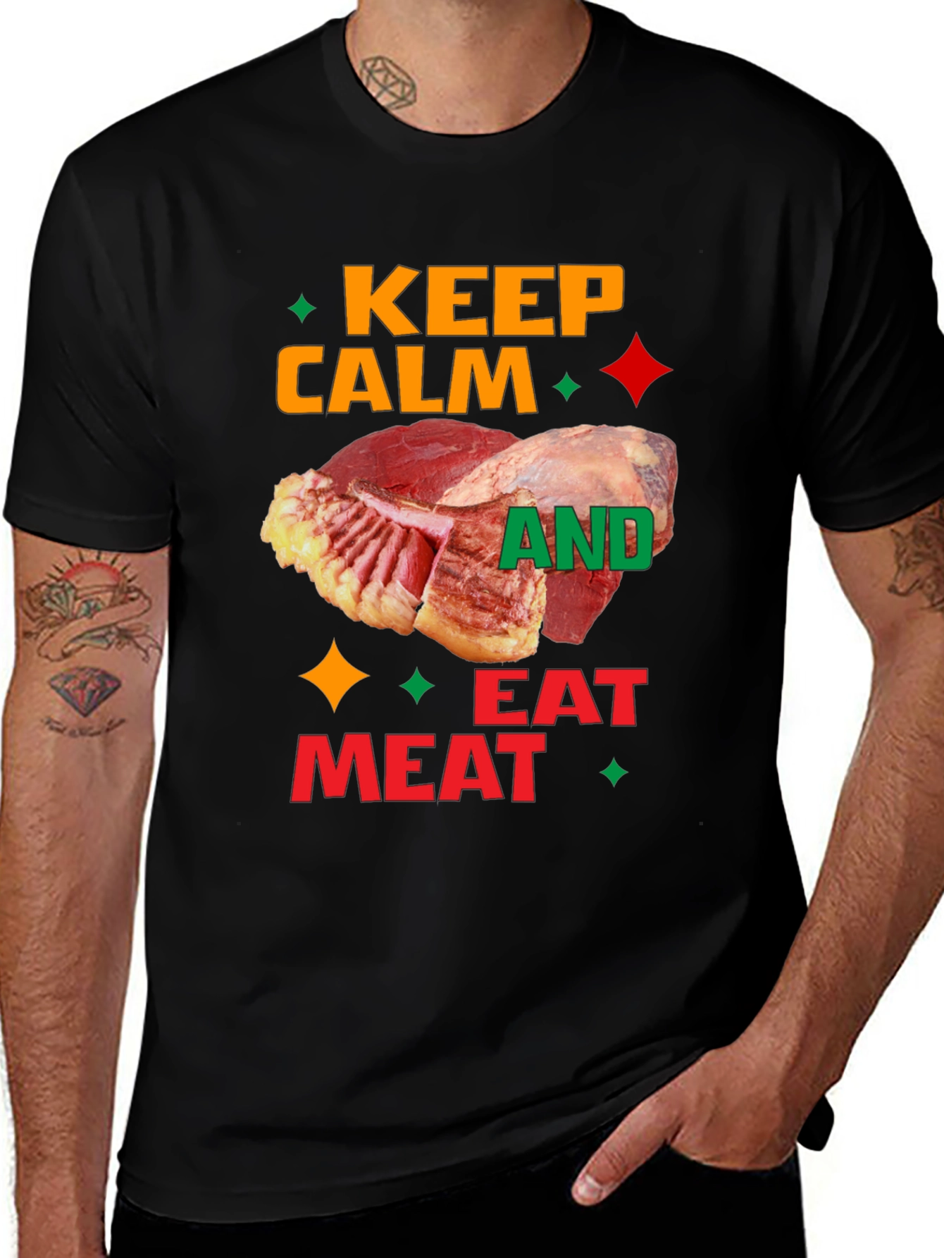 Variant 24 of Keep Calm and Eat Meat T-Shirt