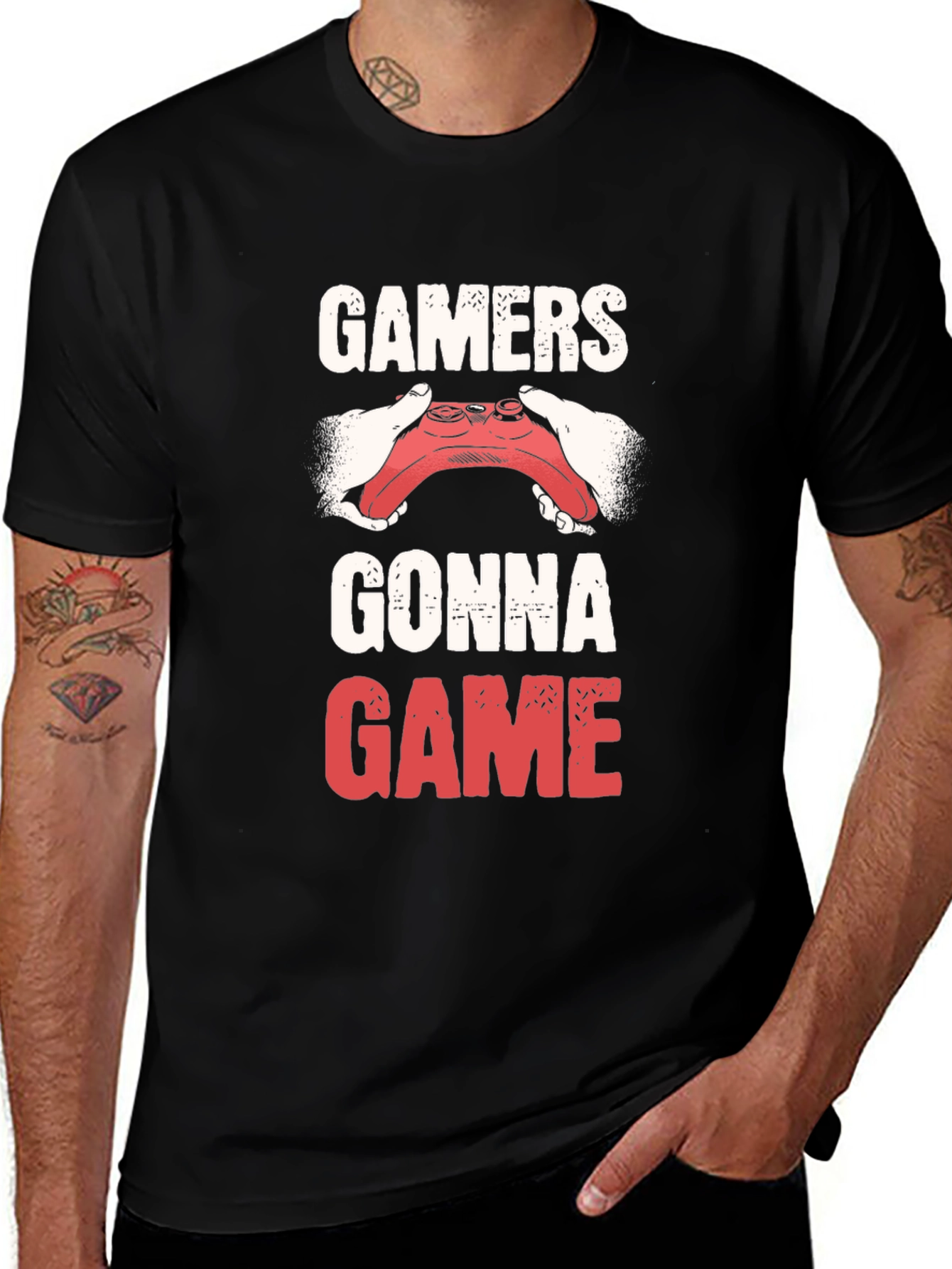 Variant 14 of Gamers Gonna Game Graphic T-Shirt